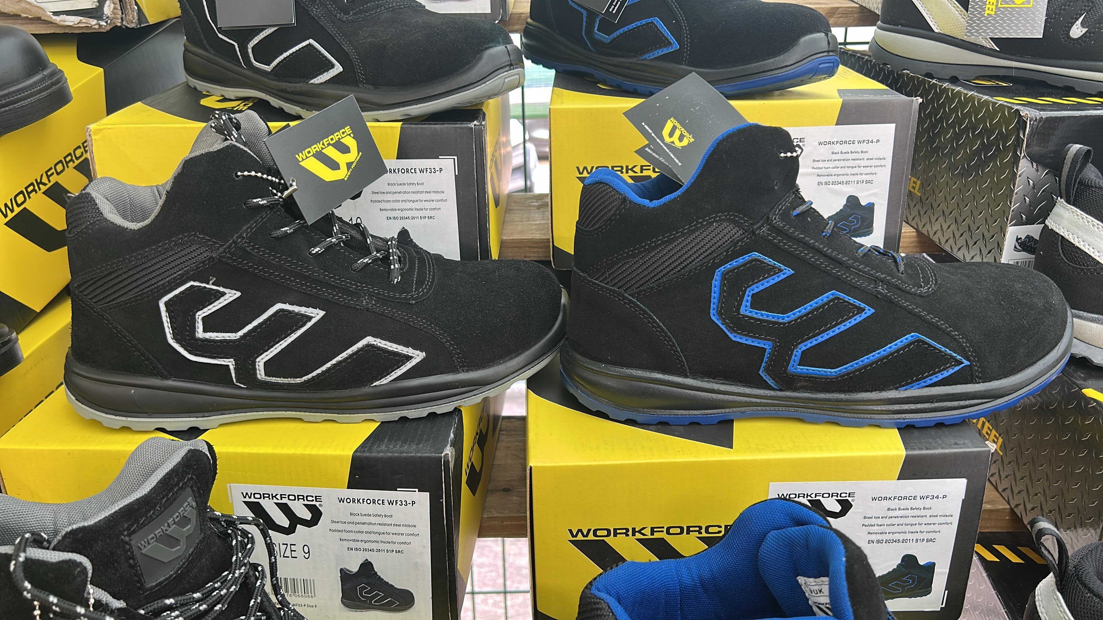 Workforce Black Suede Boot S1P-SRC