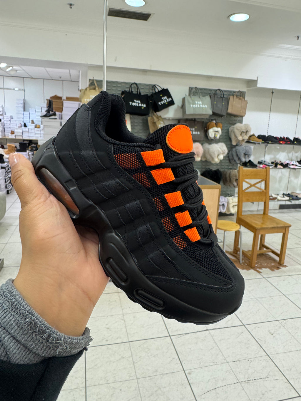 Kids Trainers 2 - Black Orange