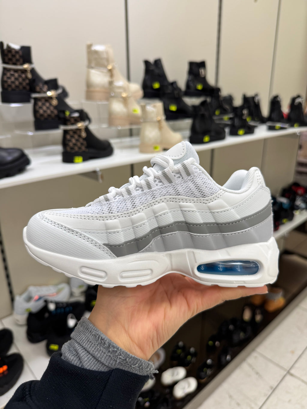 Kids Trainers 2 - white Grey Blue