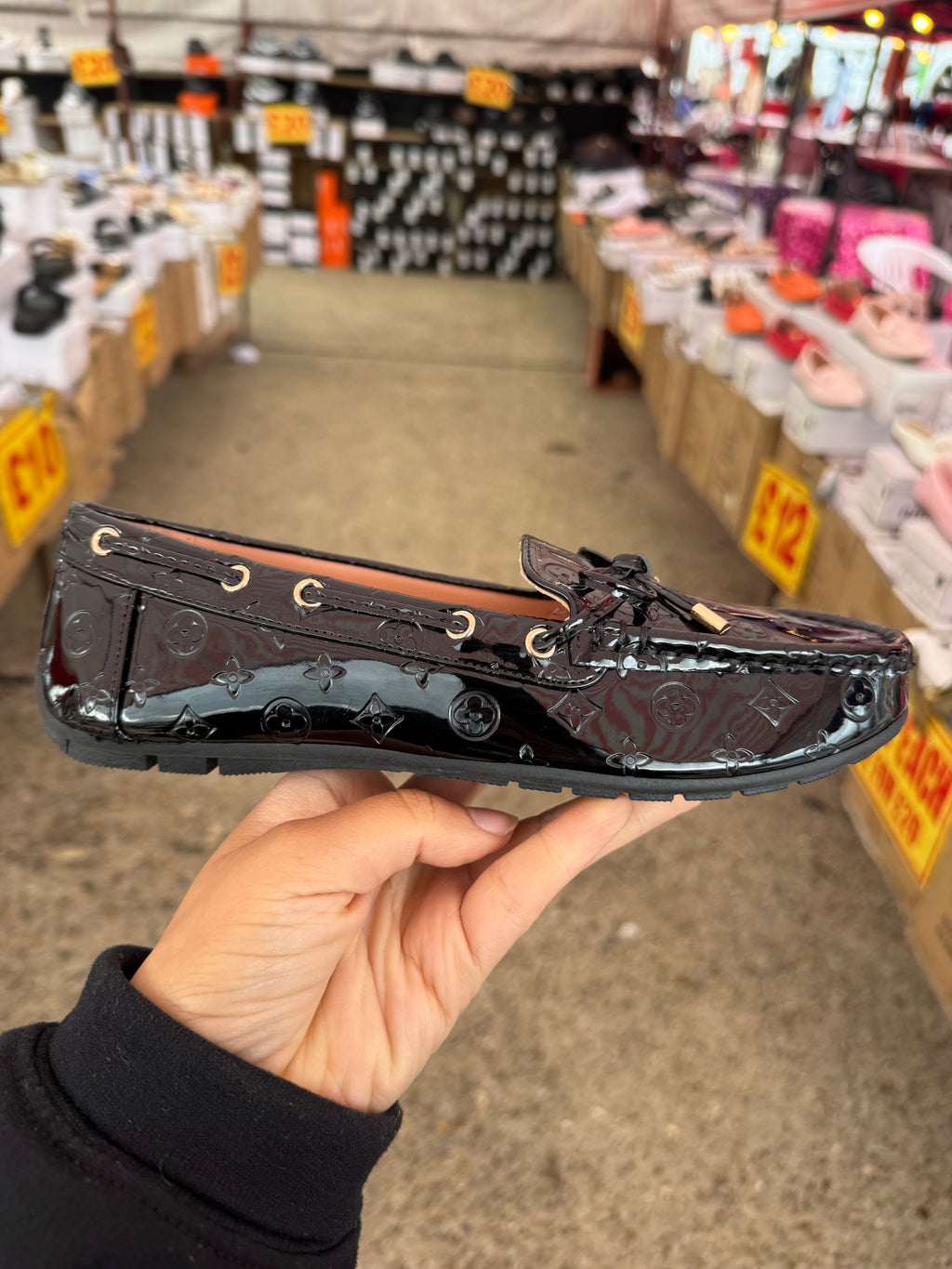 Dani shoes - Bow Detailed Pattern Loafers