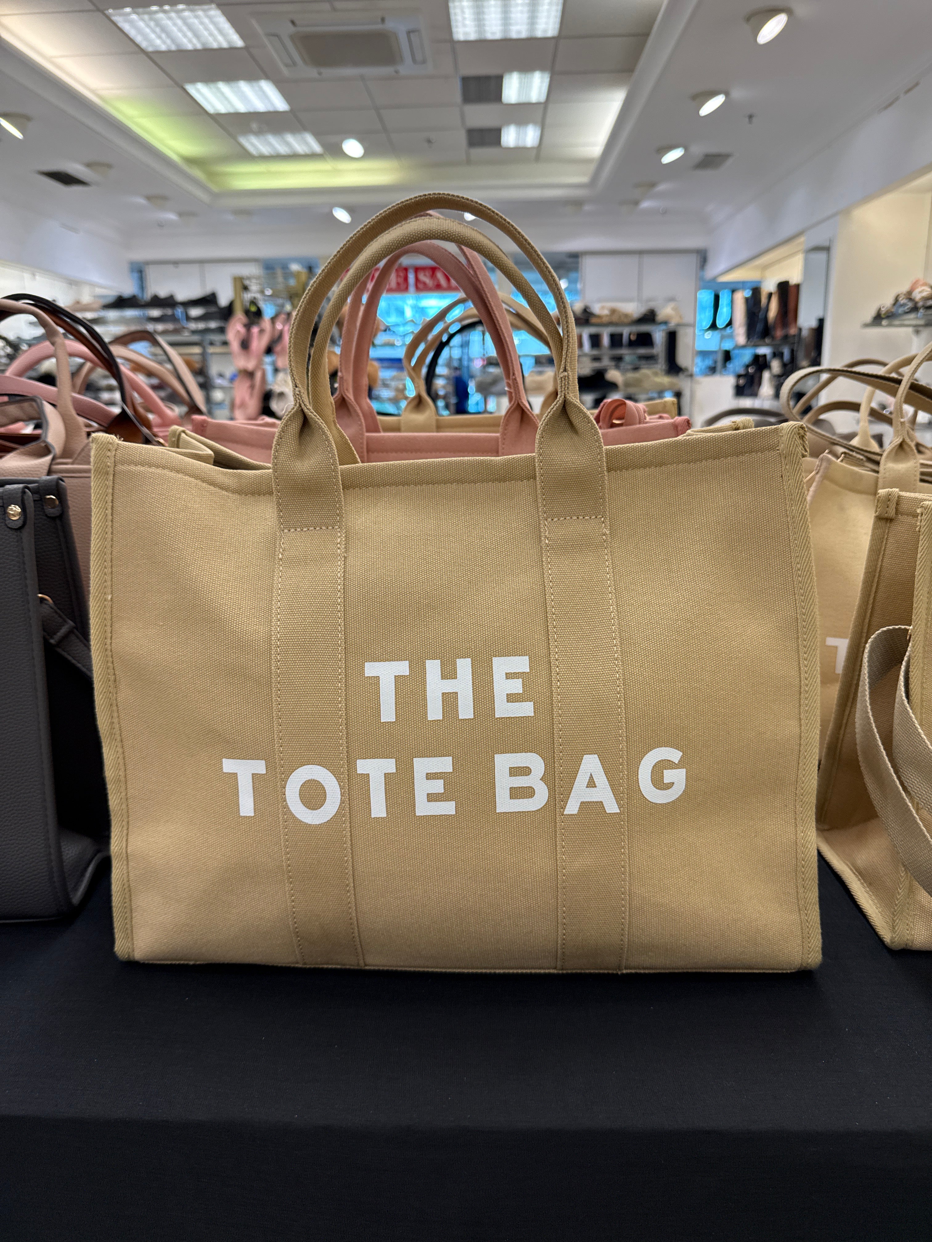 The Canvas Tote Bag Khaki - Large