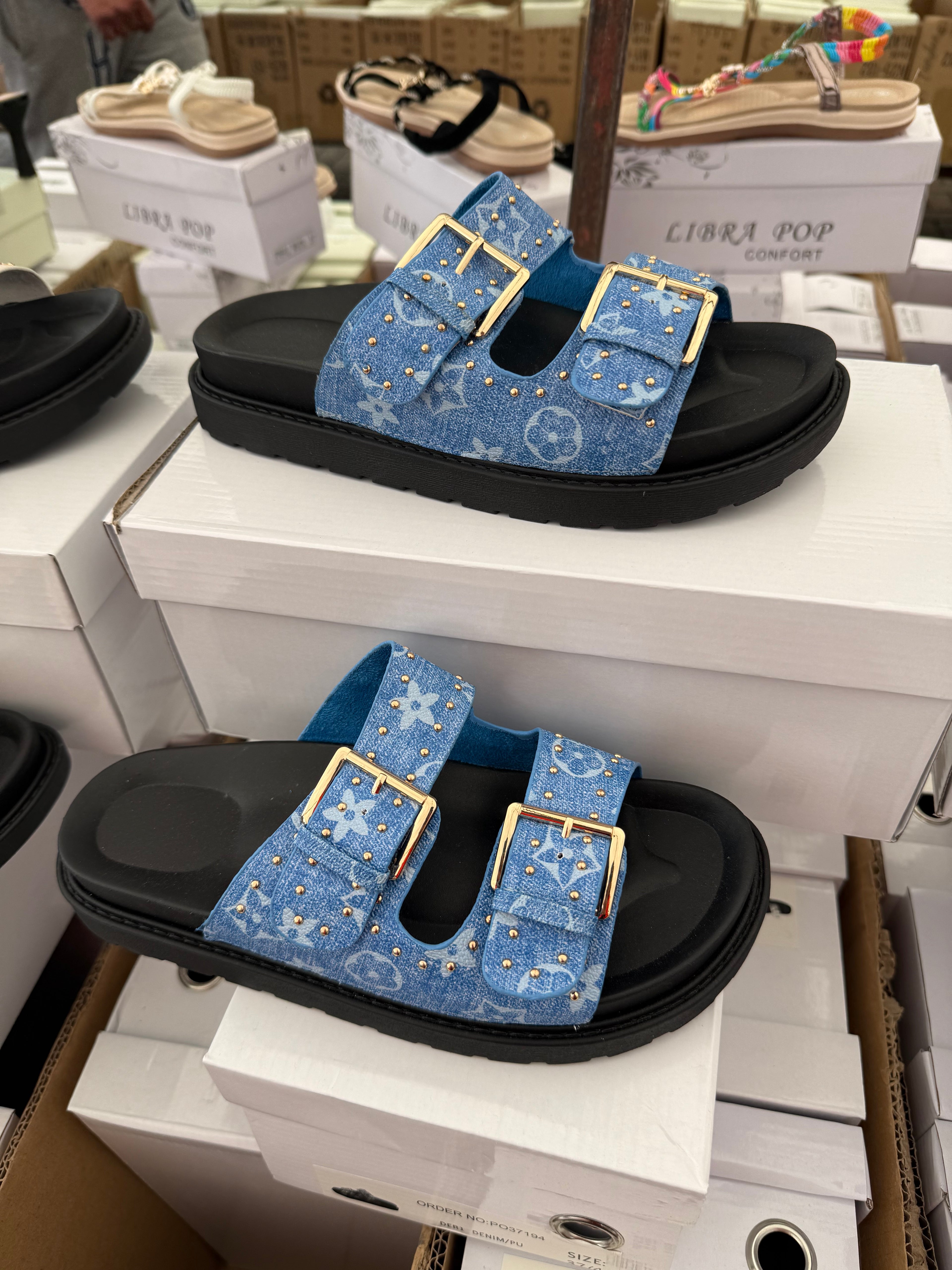 Buckle Slider 1 - Jean Blue