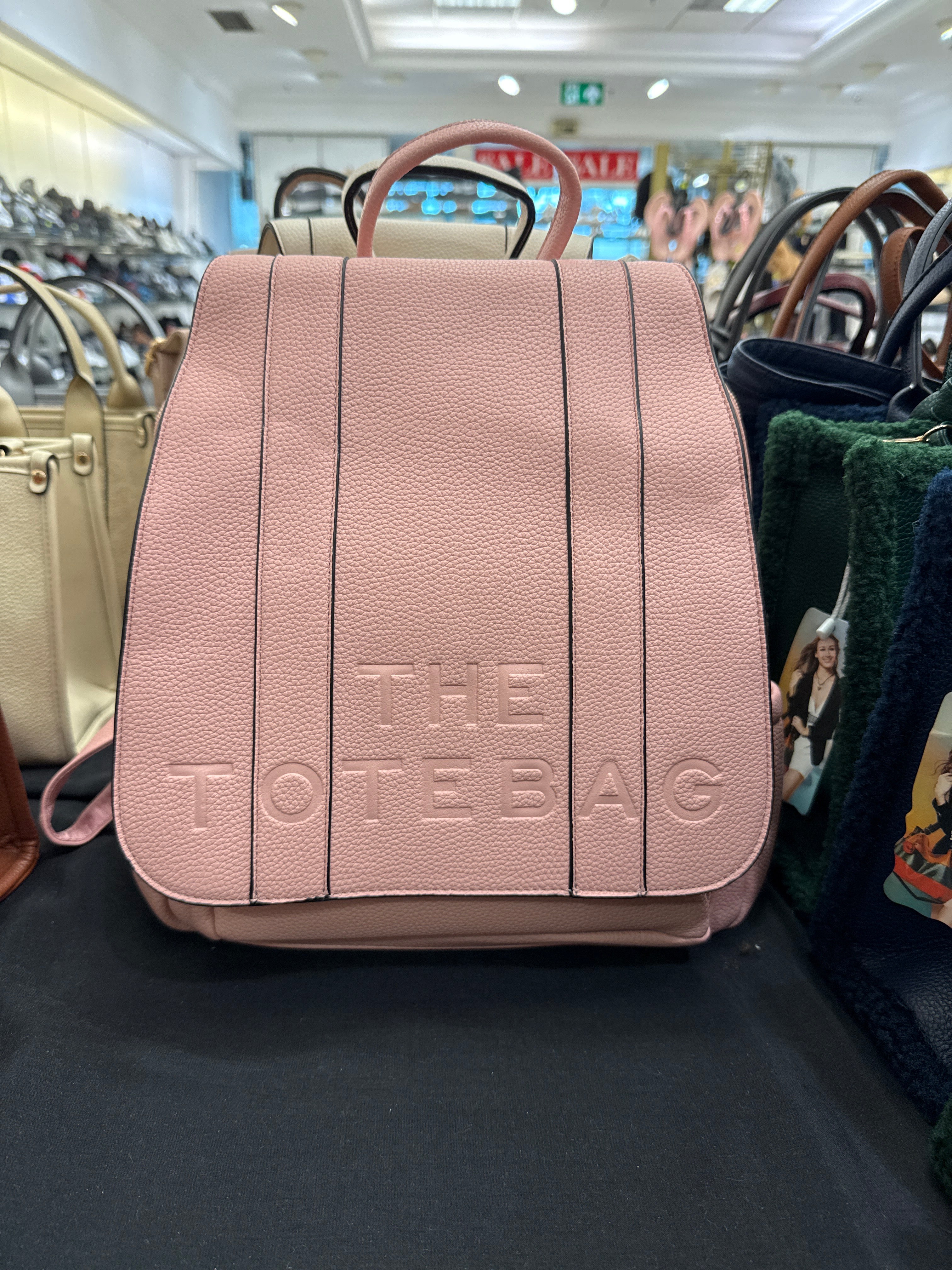 The Tote Bag Rucksack - Pink