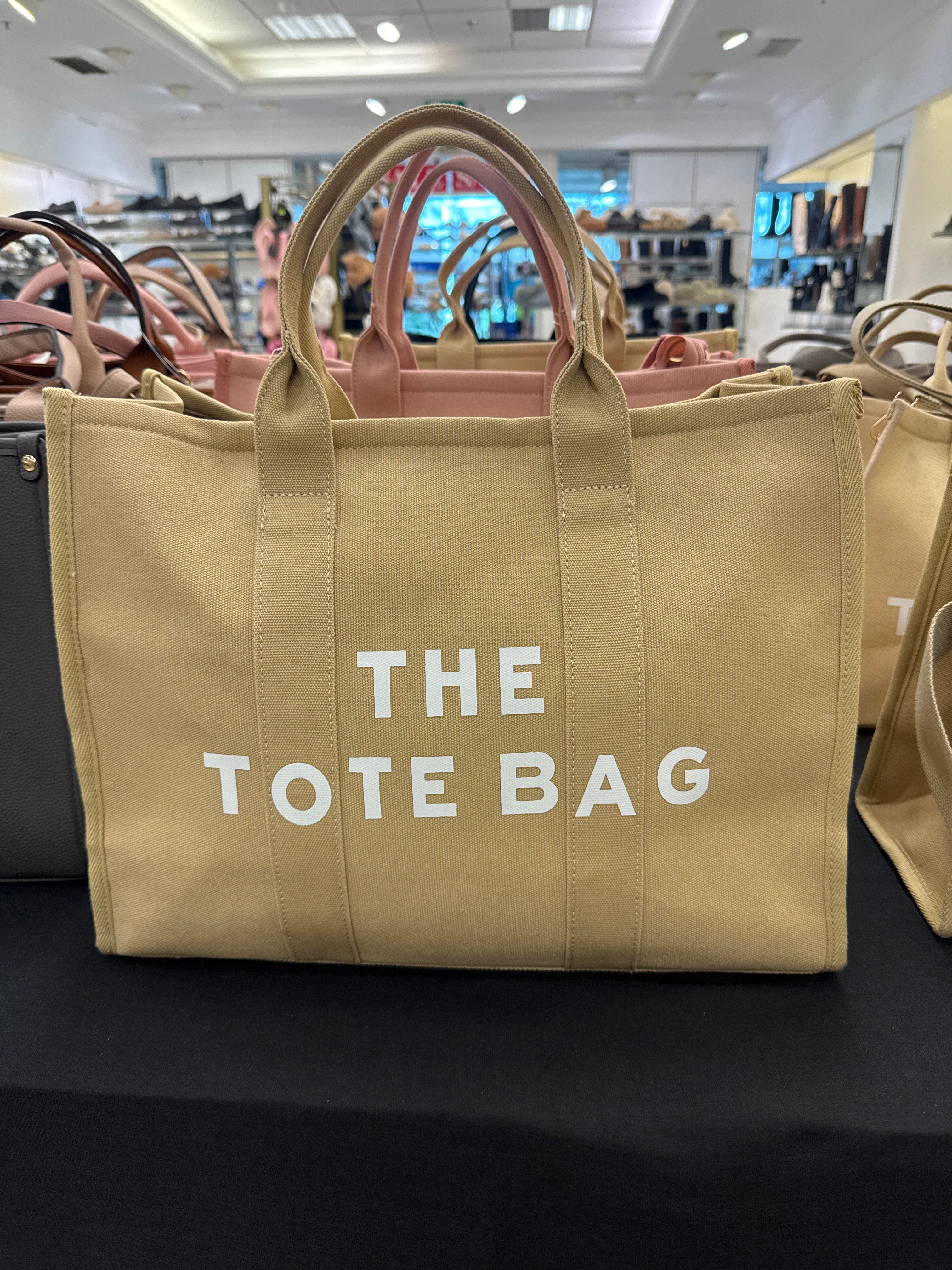 The Canvas Tote Bag Khaki - Large