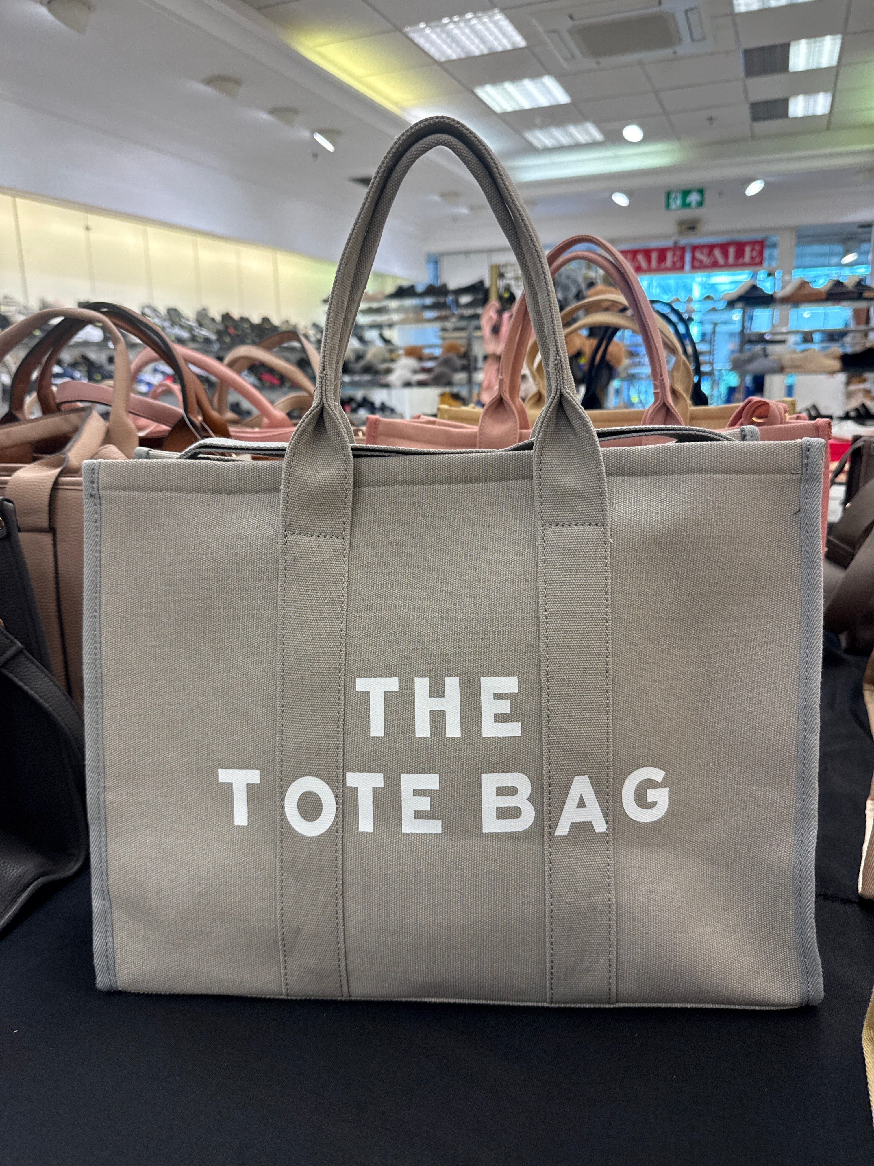The Canvas Tote Bag Large - Grey