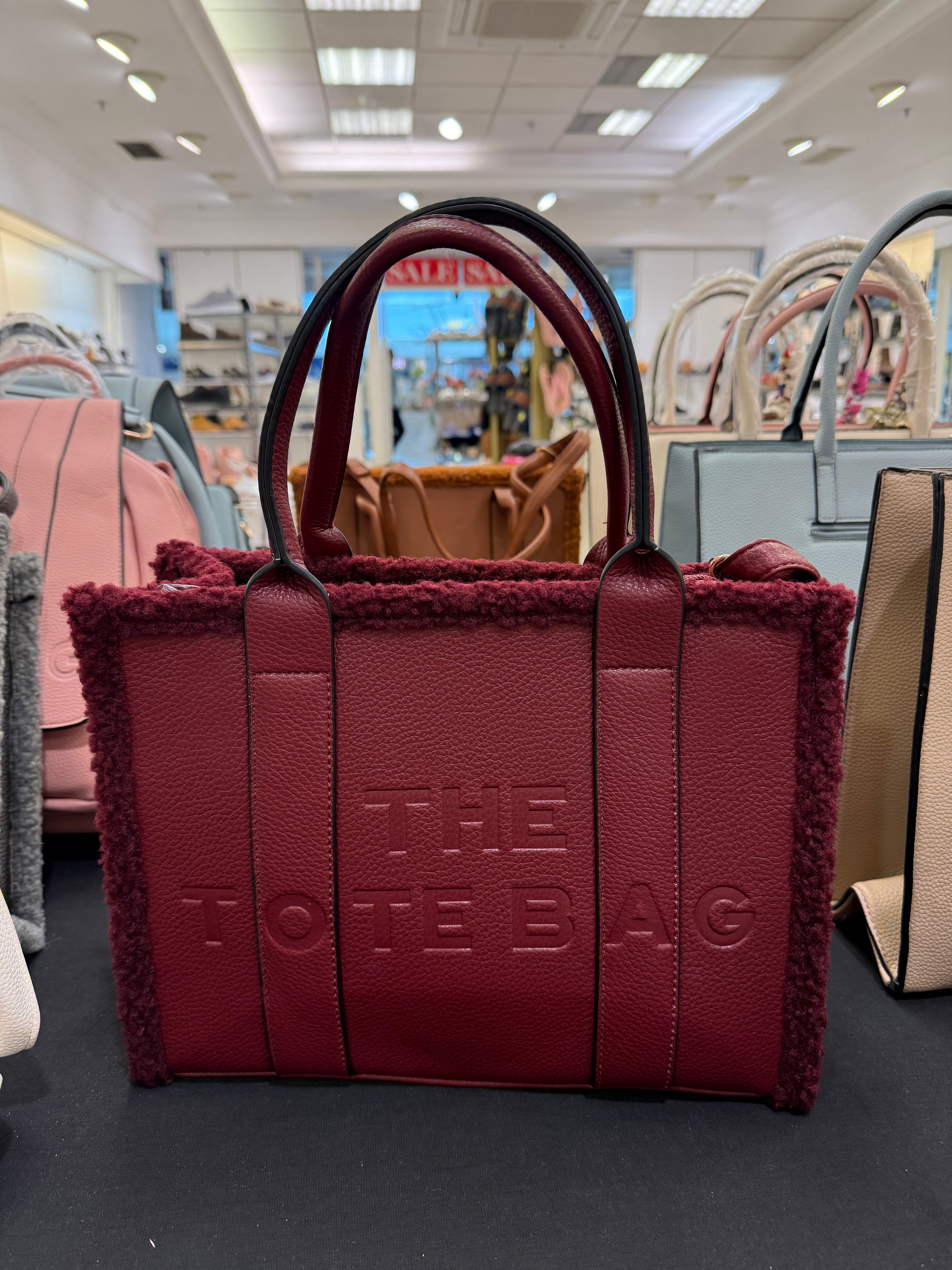 The Tote Bag Sherpa - Red