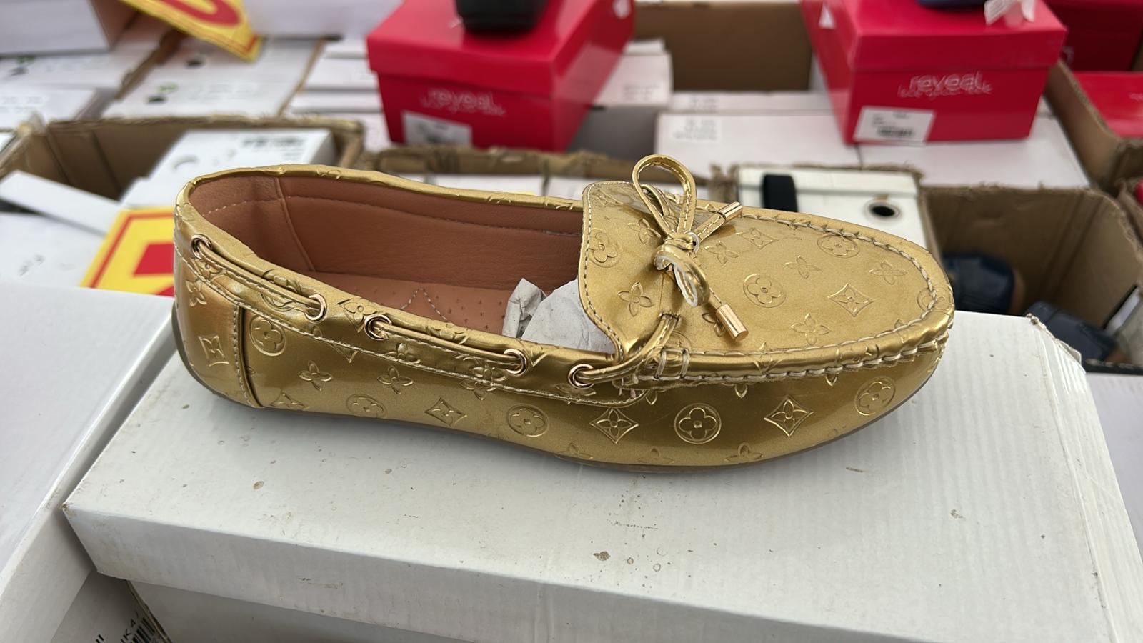 Dani shoes - Bow Detailed Pattern Loafers