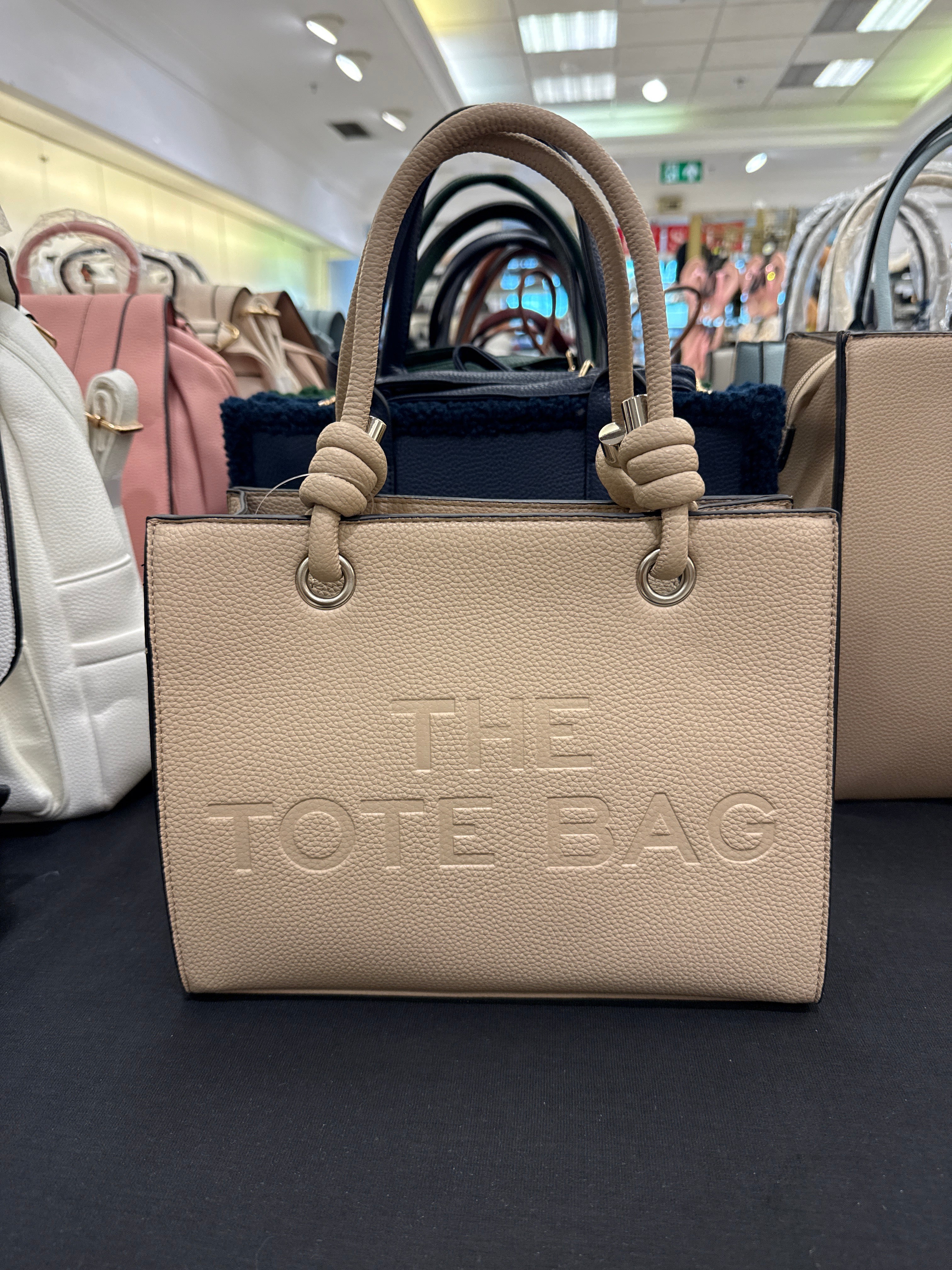 The Tote Bag Knotted Small - Apricot