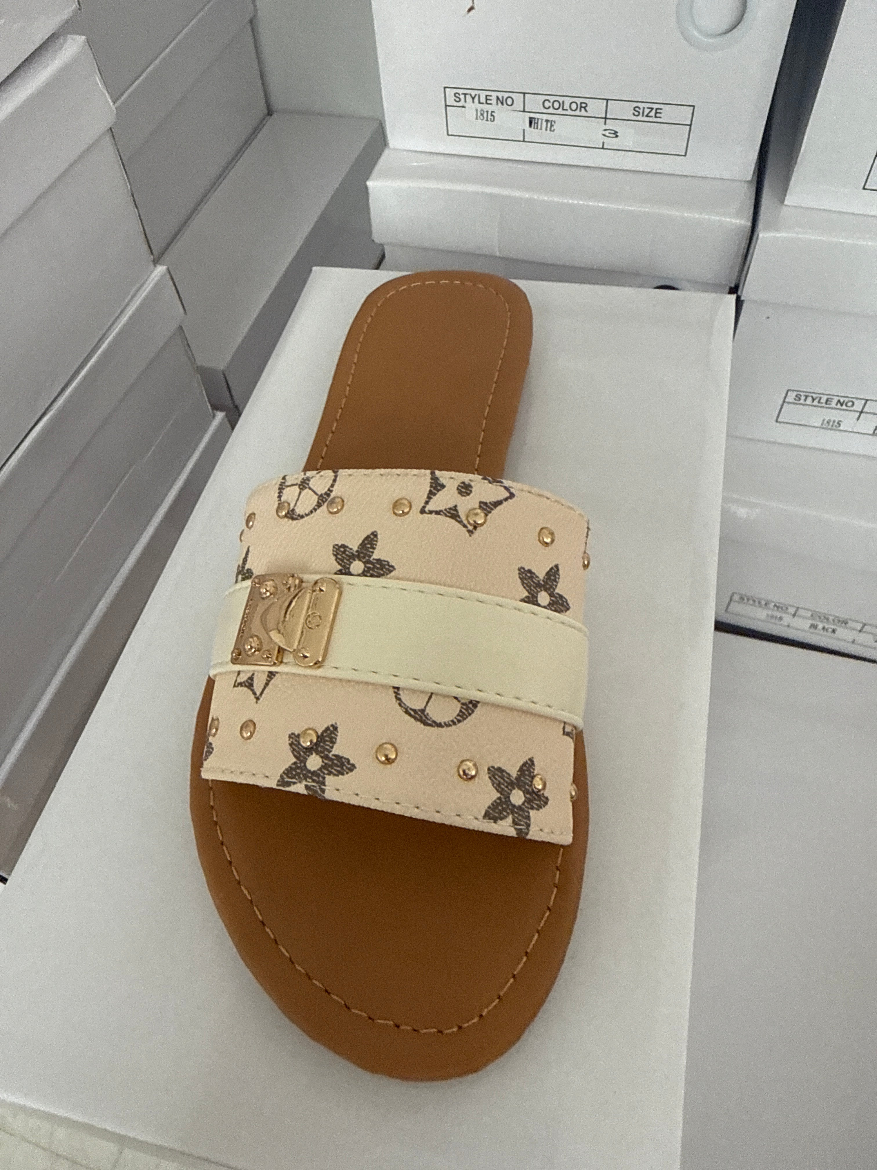 Belt Sandals - Beige