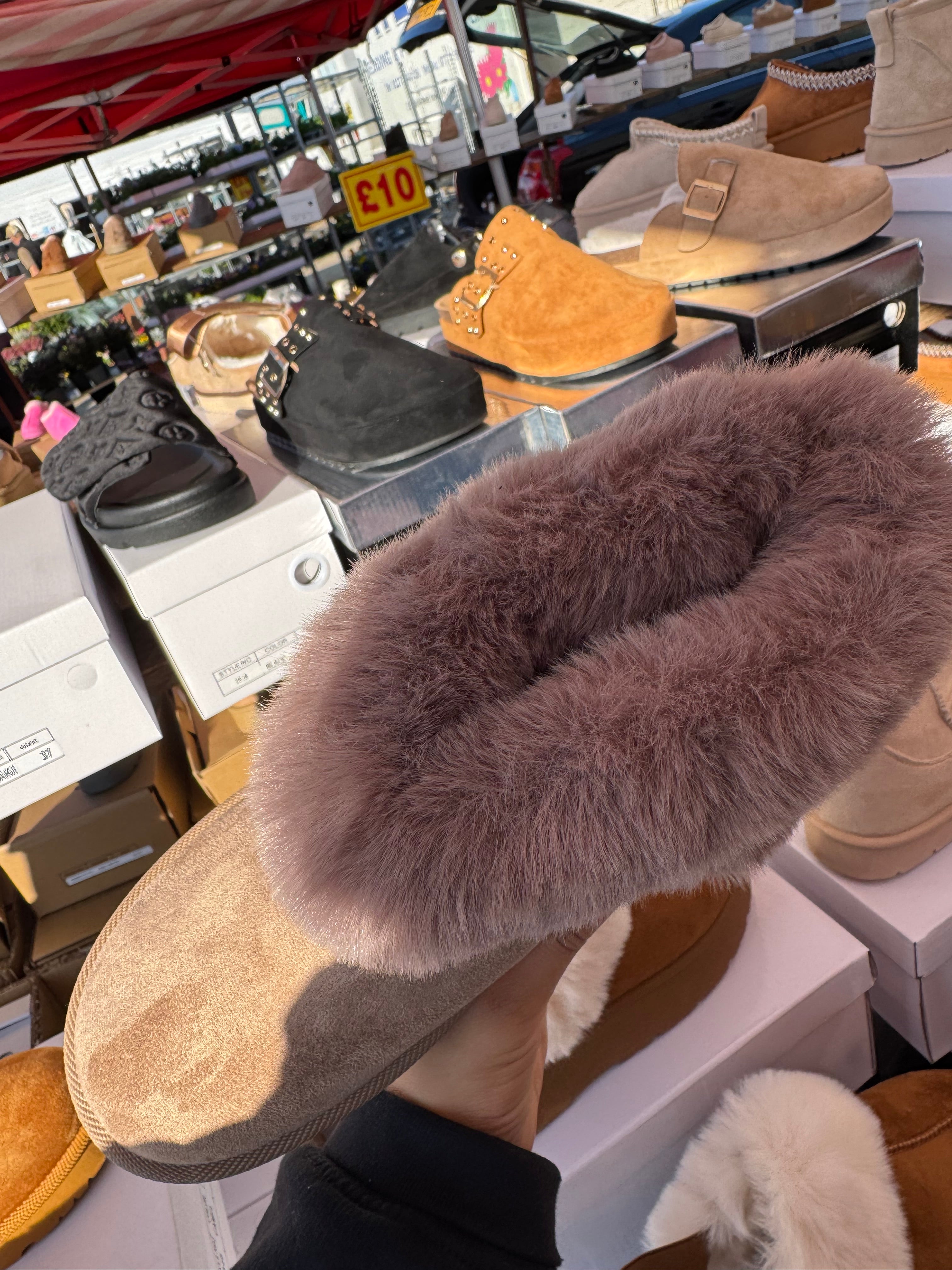 Ladies Ankle Boots Women Fur Lined Snug Winter Warm Collar Shoes UK 3 4 5 6 7 8