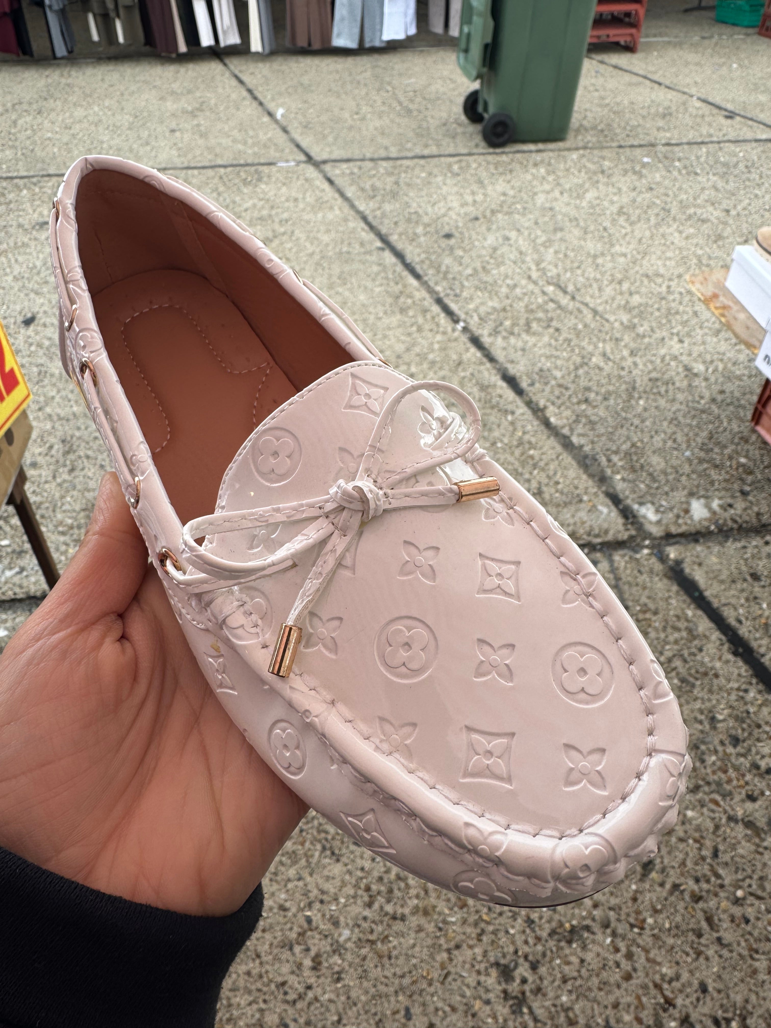 Dani shoes - Bow Detailed Pattern Loafers