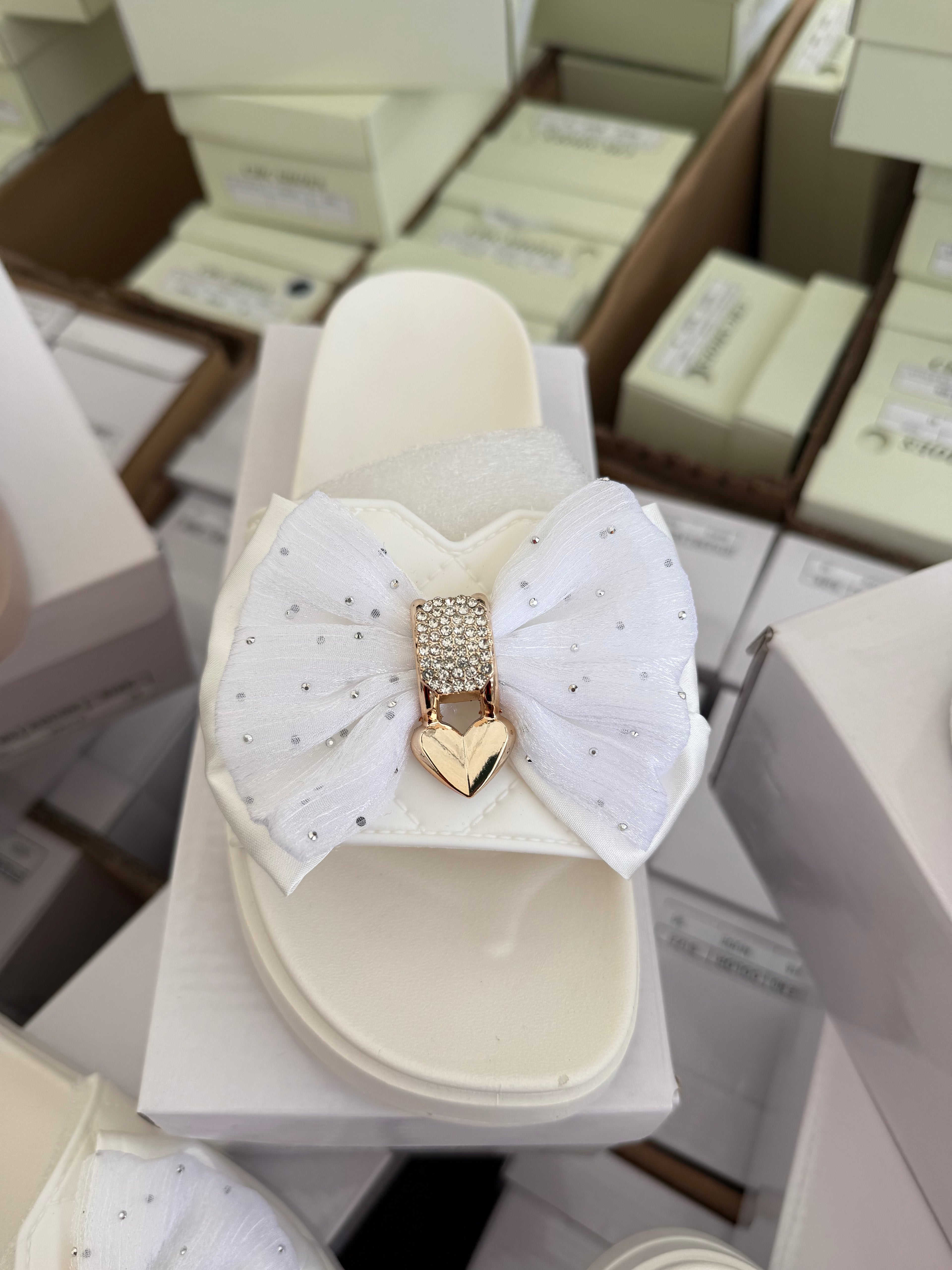 Bow Sliders 2 - White
