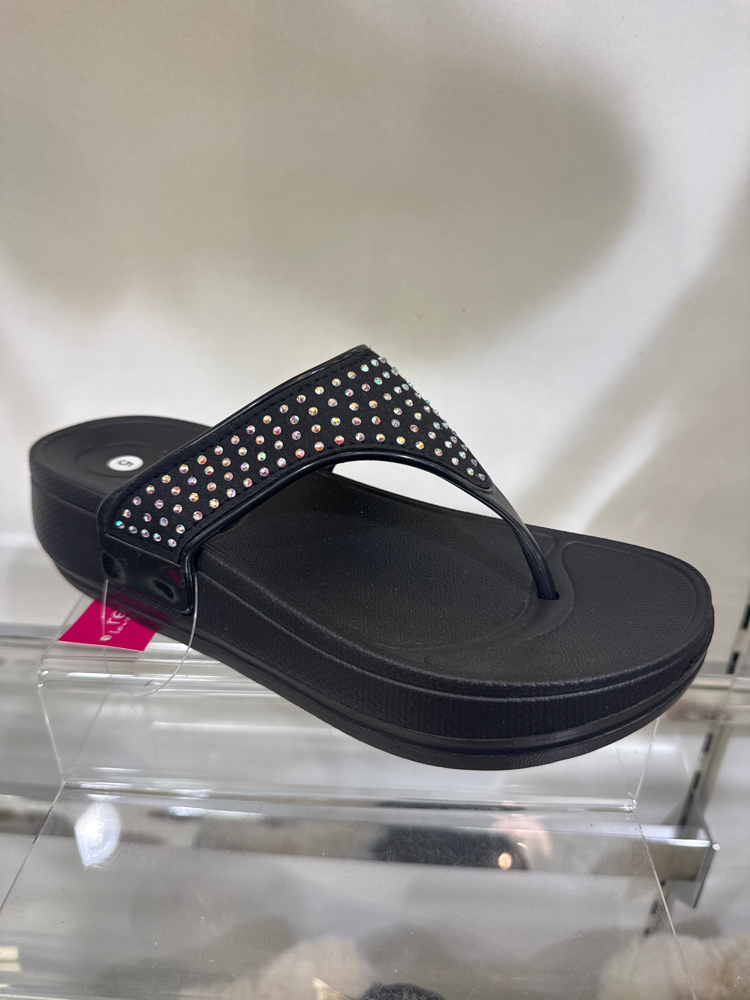 Studded flip flops
