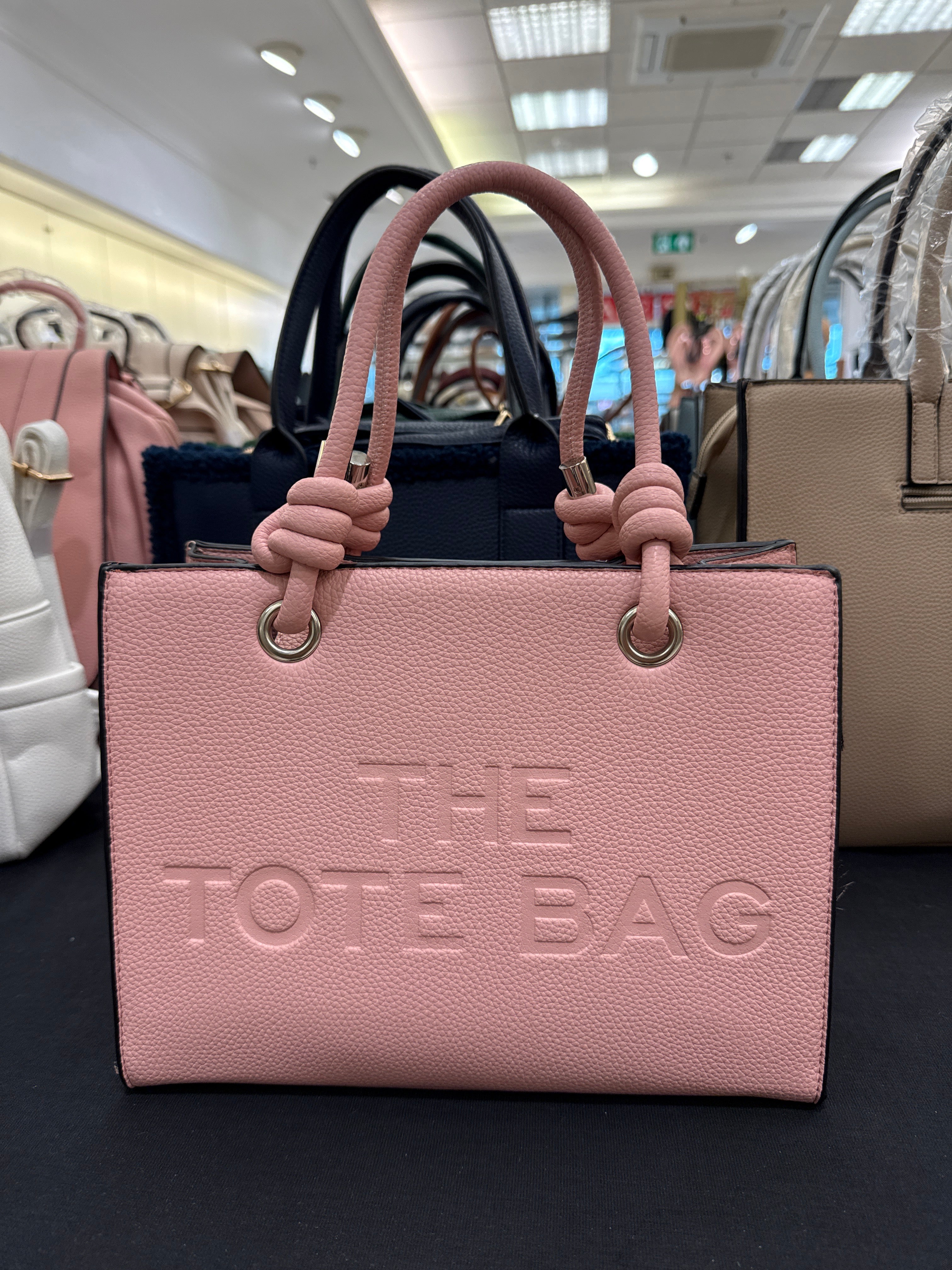 The Tote Bag Knotted Small - Pink