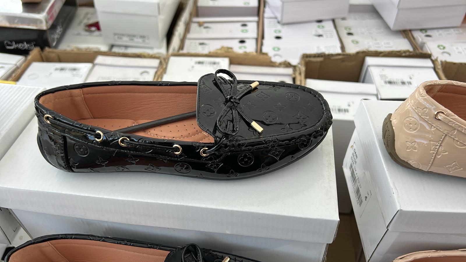 Dani shoes - Bow Detailed Pattern Loafers