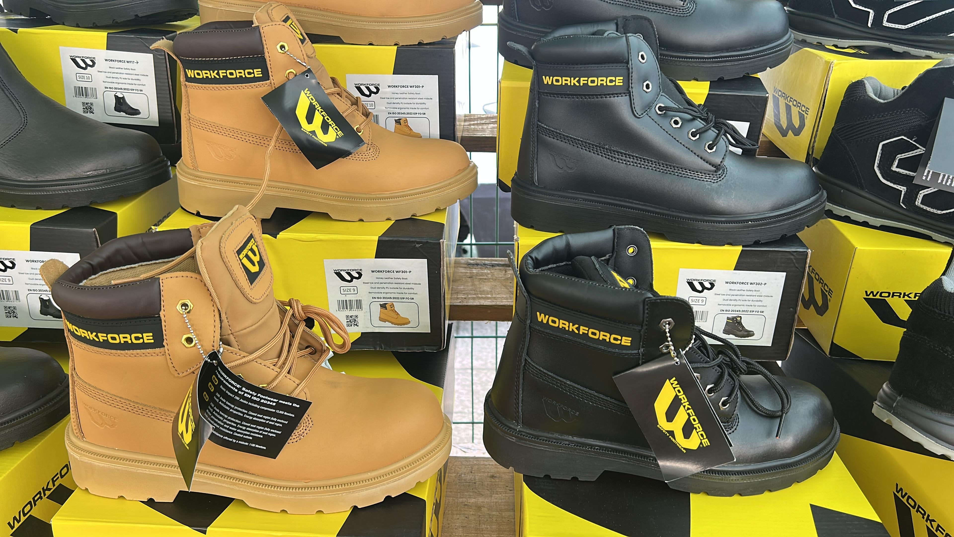 Workforce S1P Leather Safety Boot