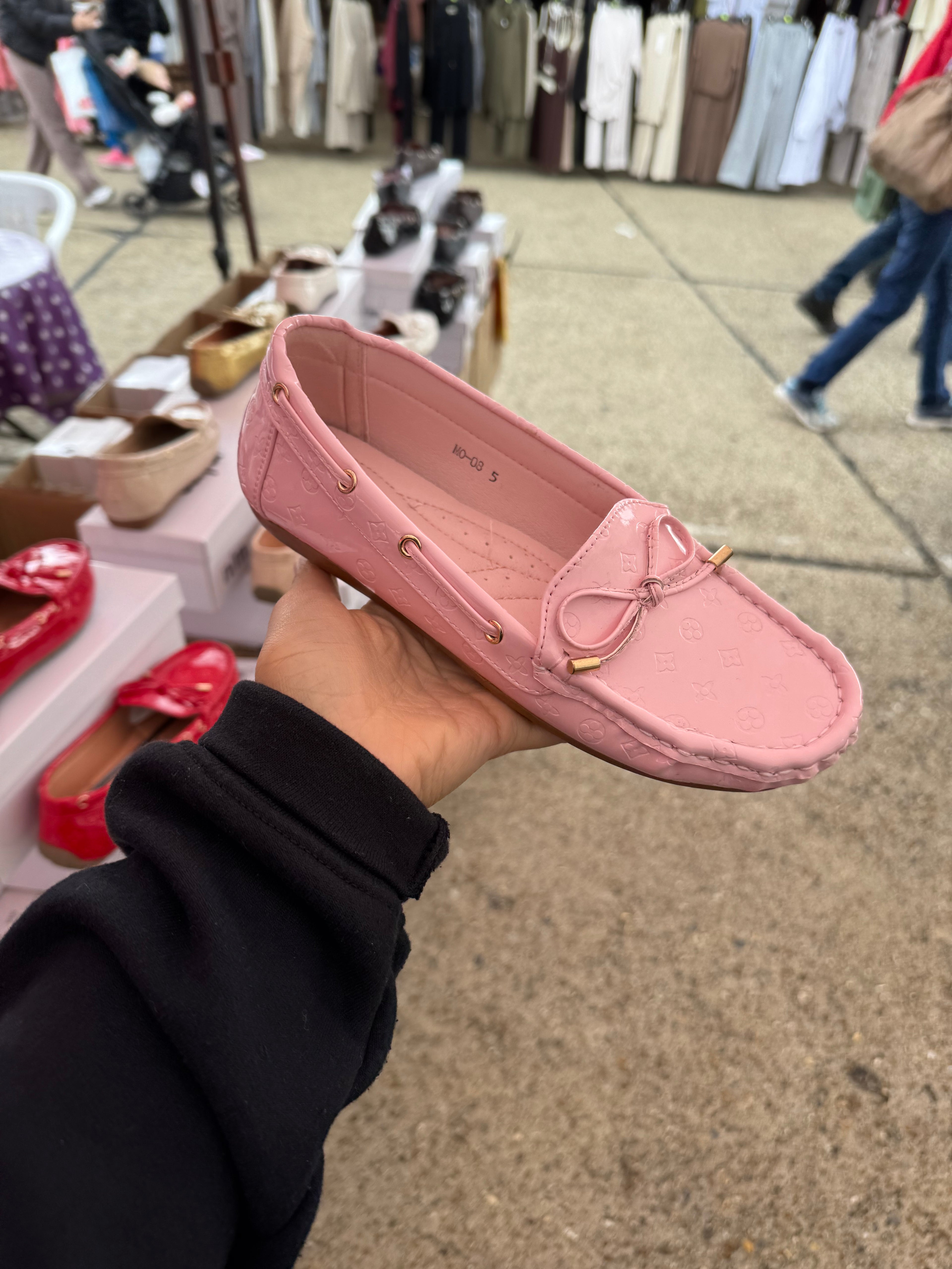 Dani shoes - Bow Detailed Pattern Loafers