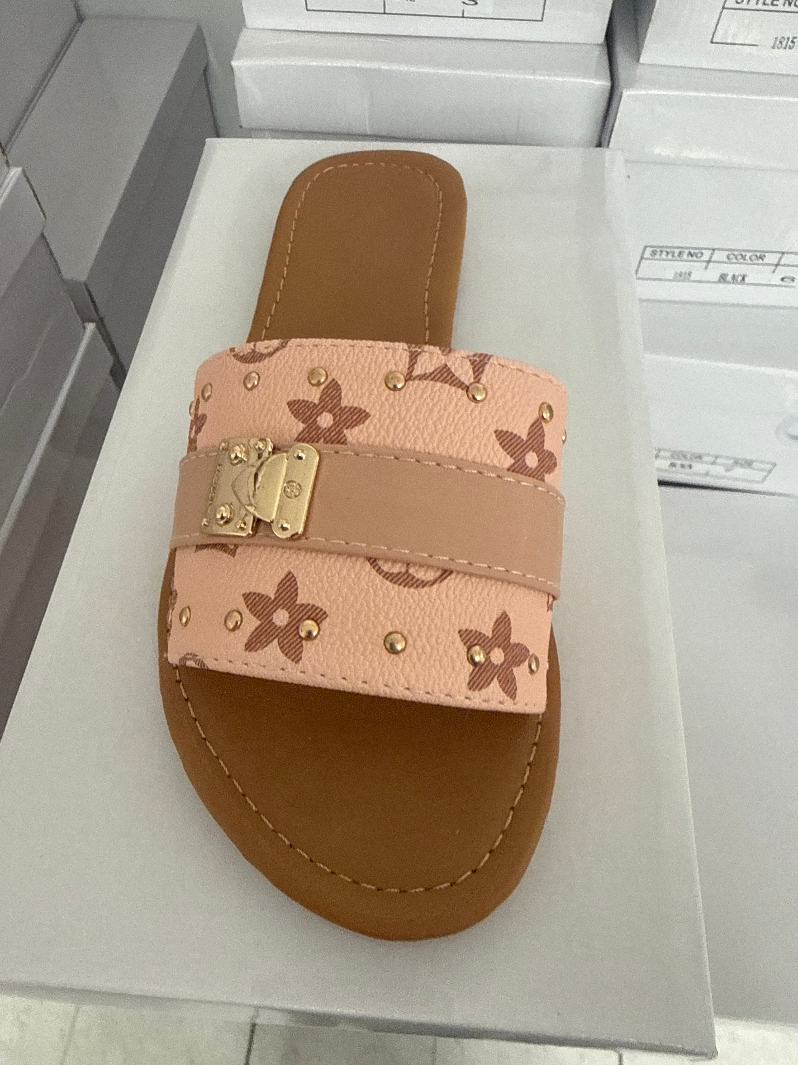Belt Sandals - Pink