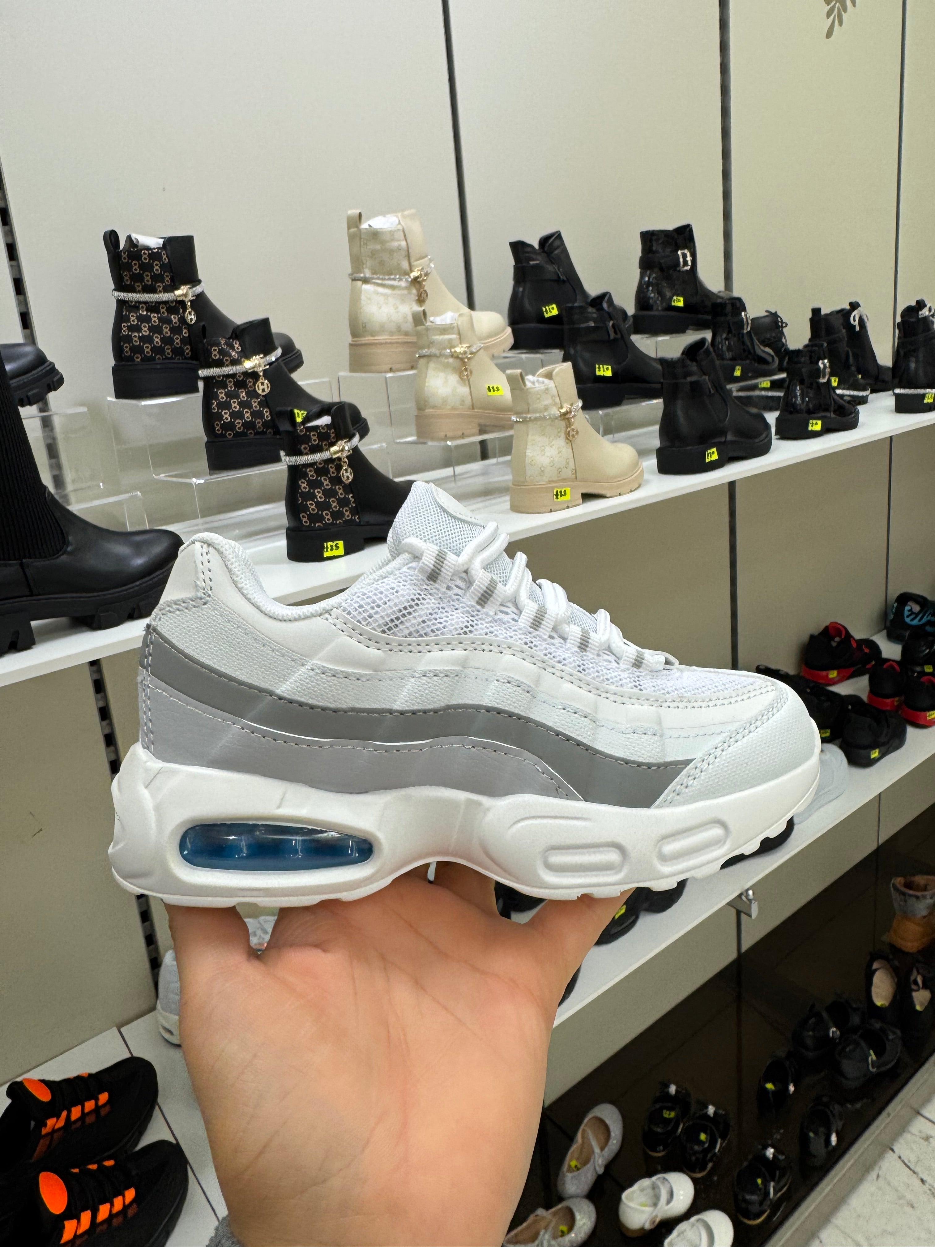 Kids Trainers 2 - white Grey Blue
