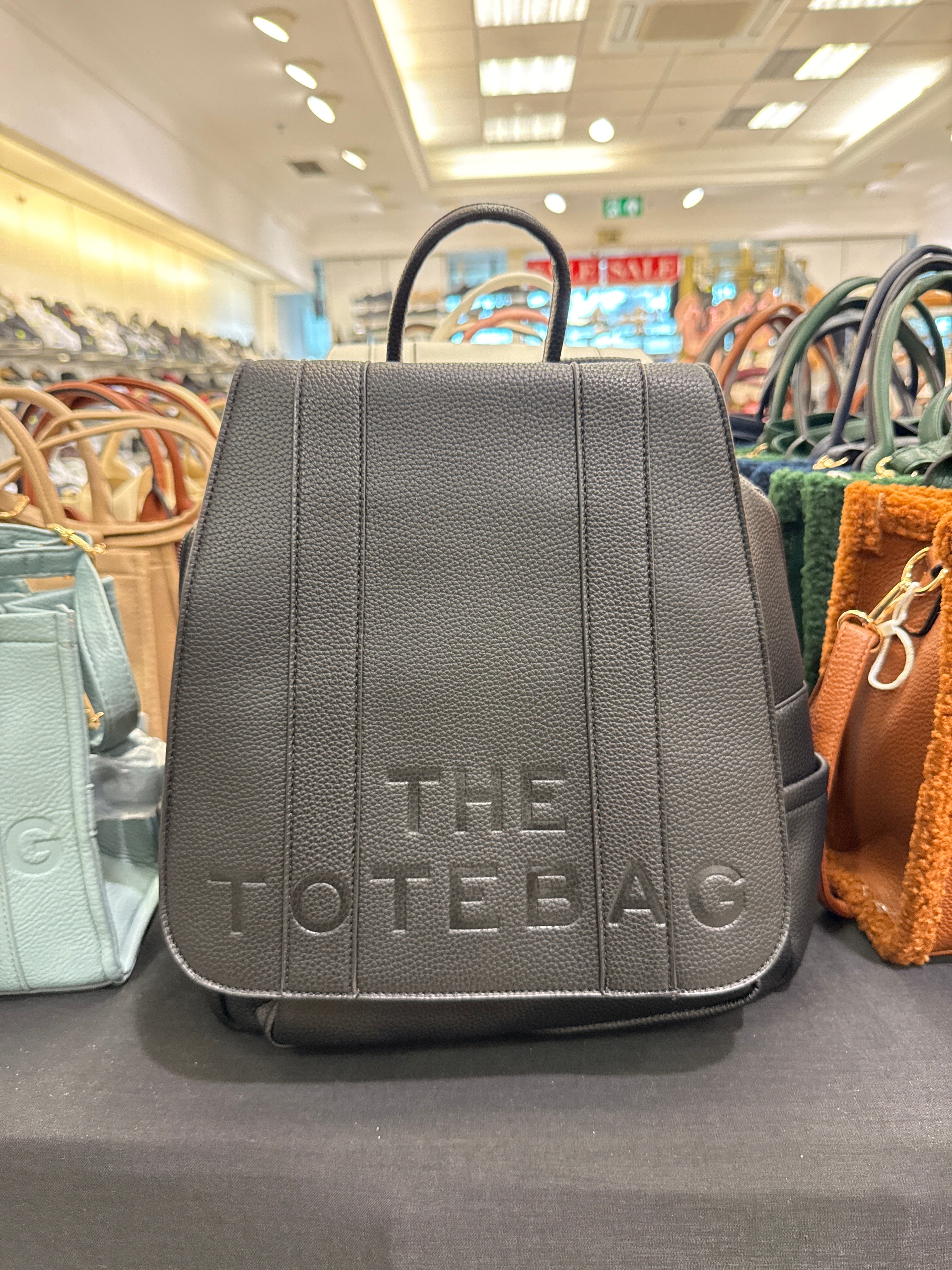 The Tote Bag Rucksack - Black