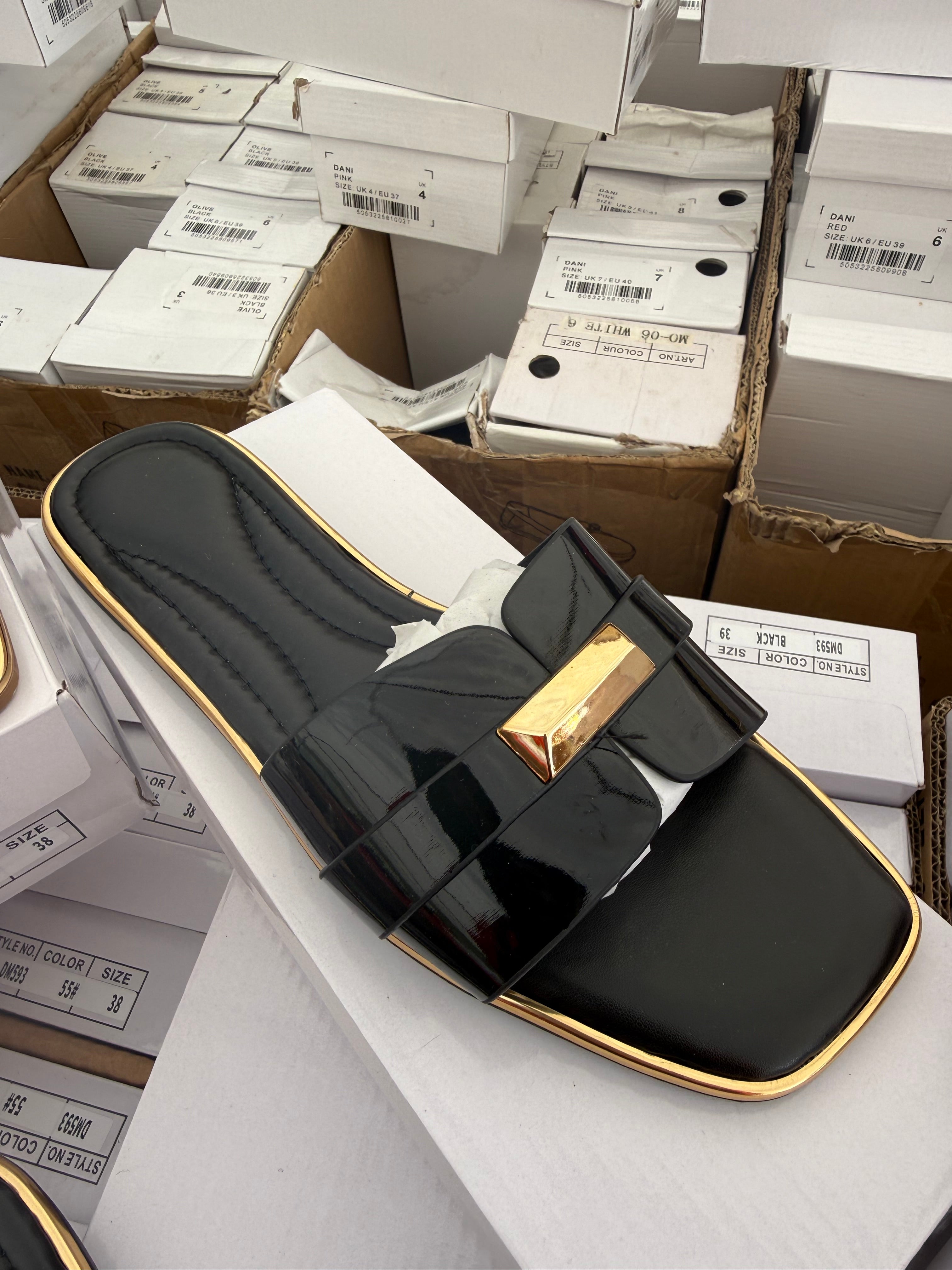 Women Slides - Black