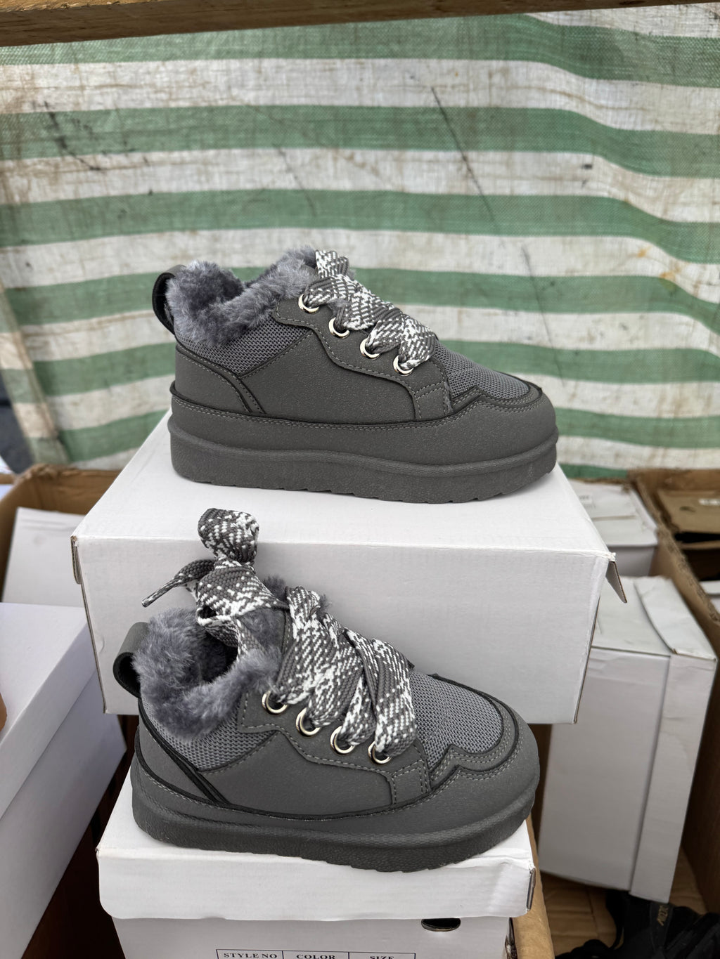 Childrens Chunky Sole Trainers