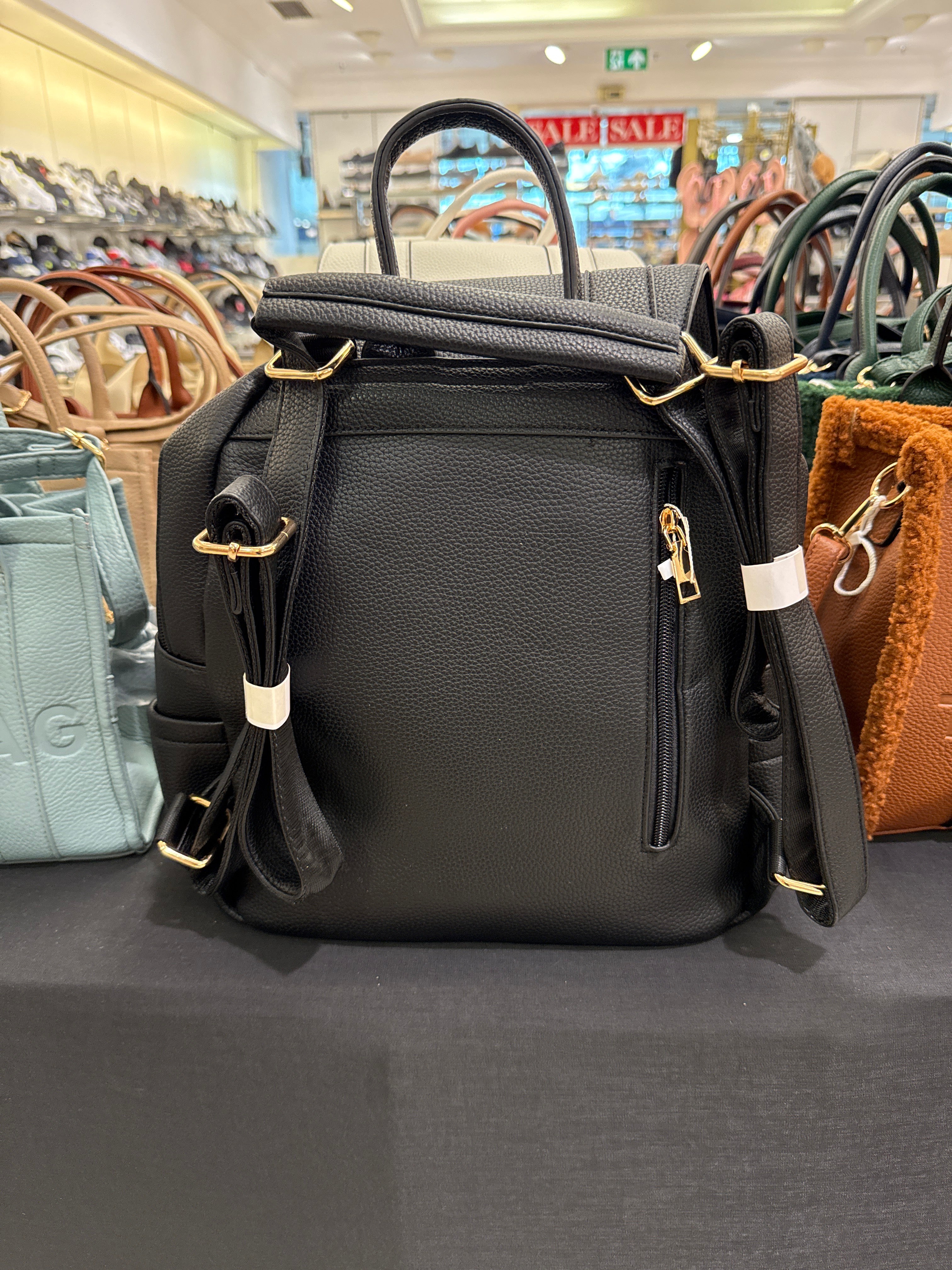 The Tote Bag Rucksack - Black