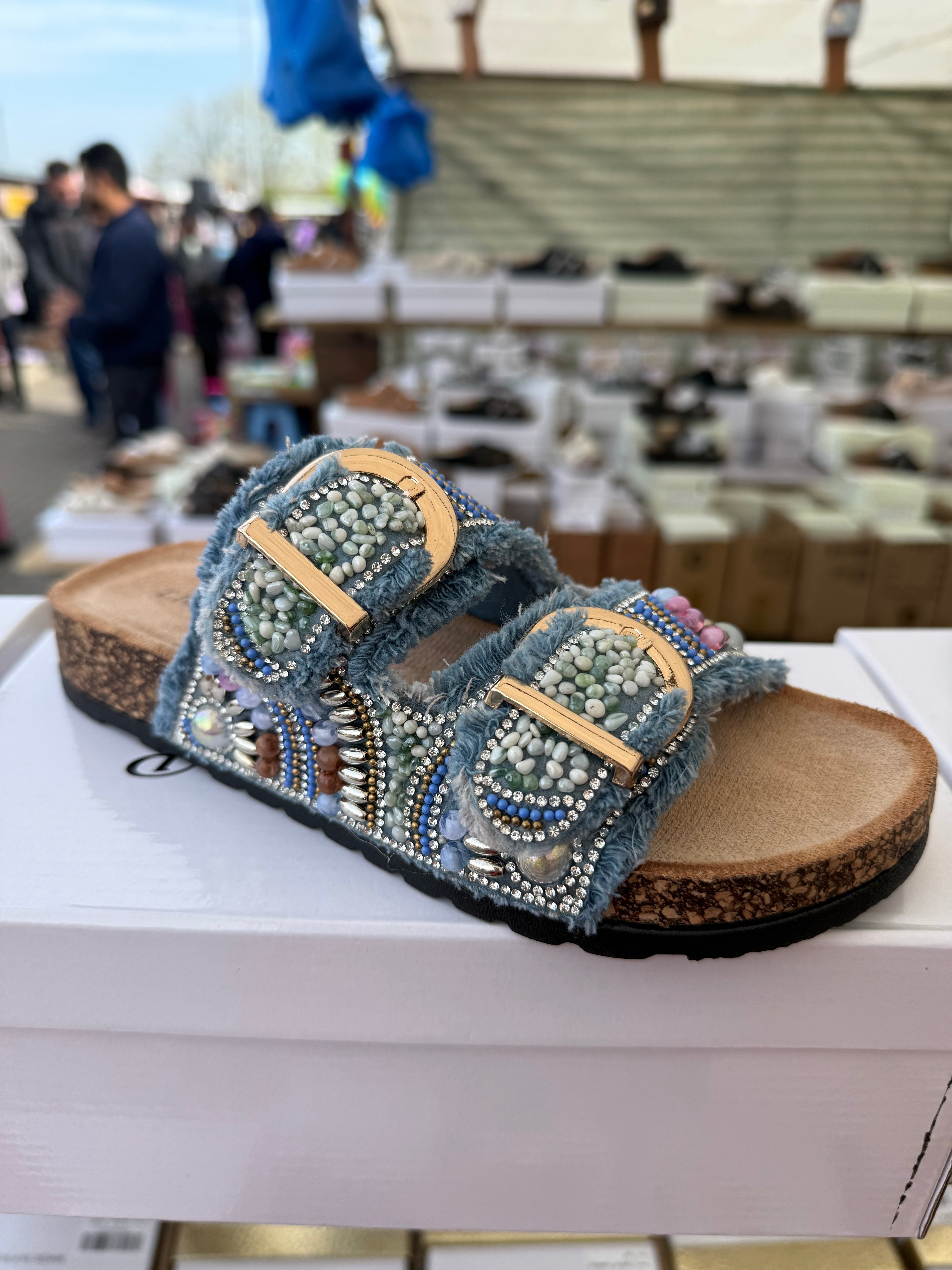Embellished Sliders 5 - Blue