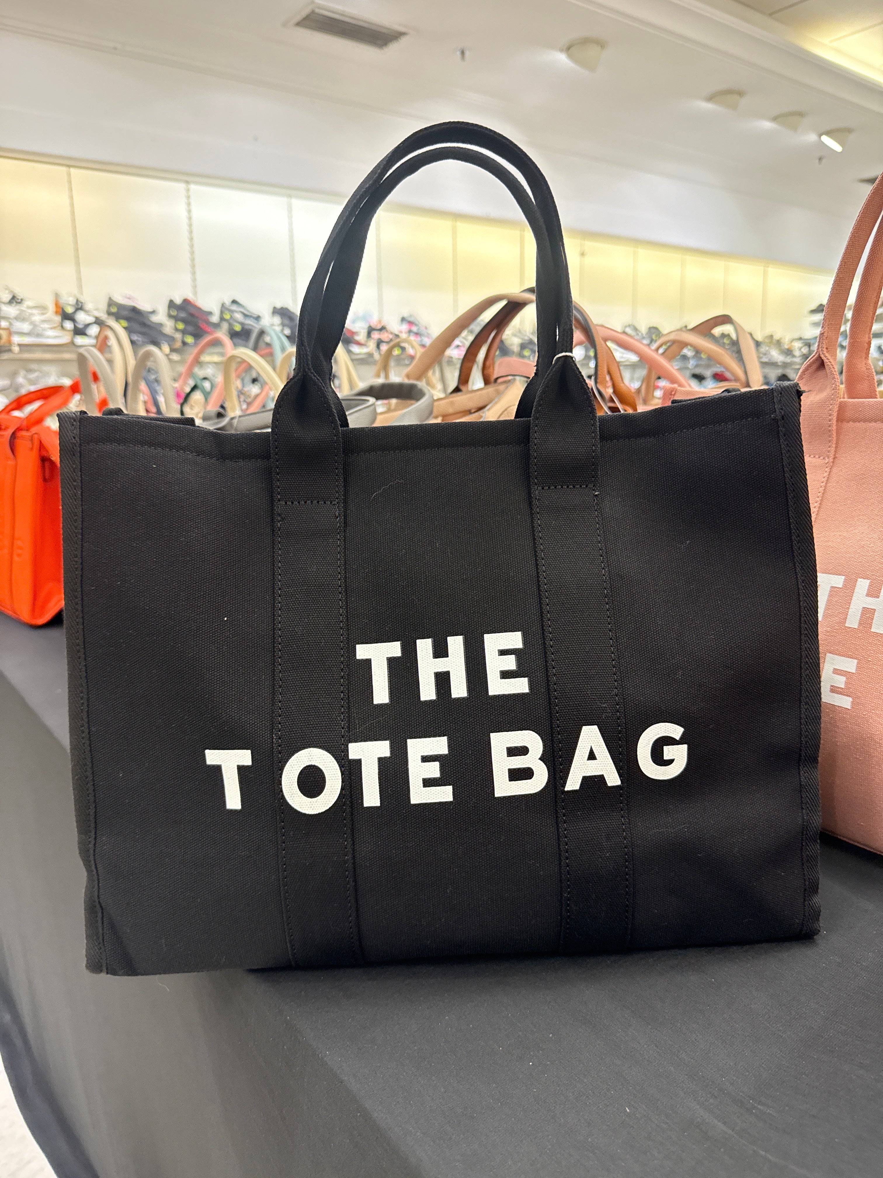 The Canvas Tote Bag Large - Black