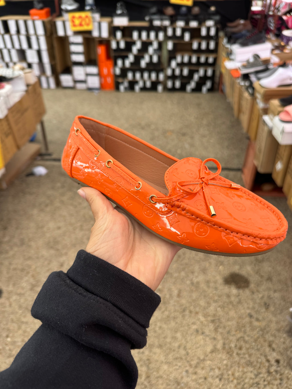 Dani shoes - Bow Detailed Pattern Loafers