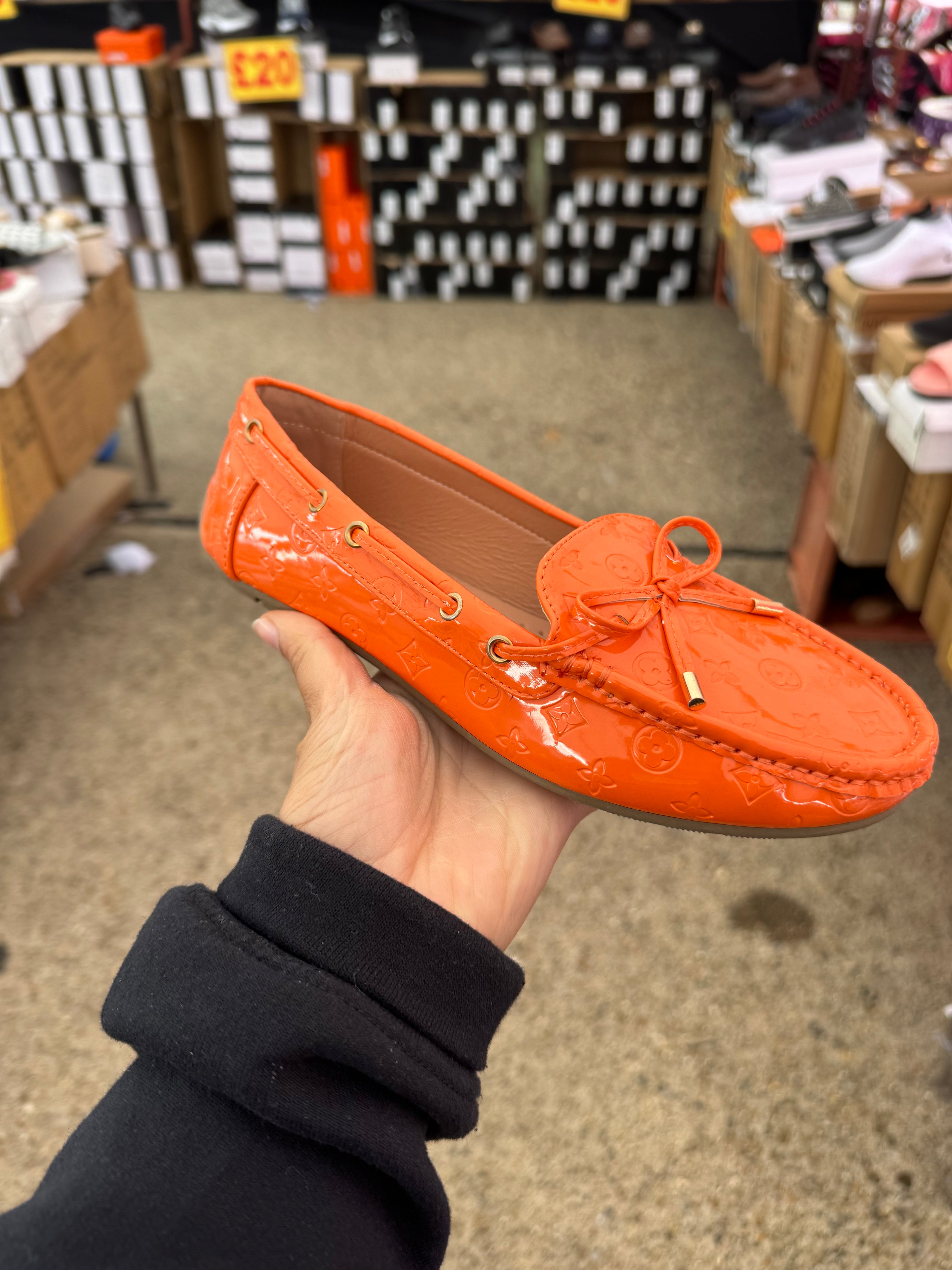 Dani shoes - Bow Detailed Pattern Loafers