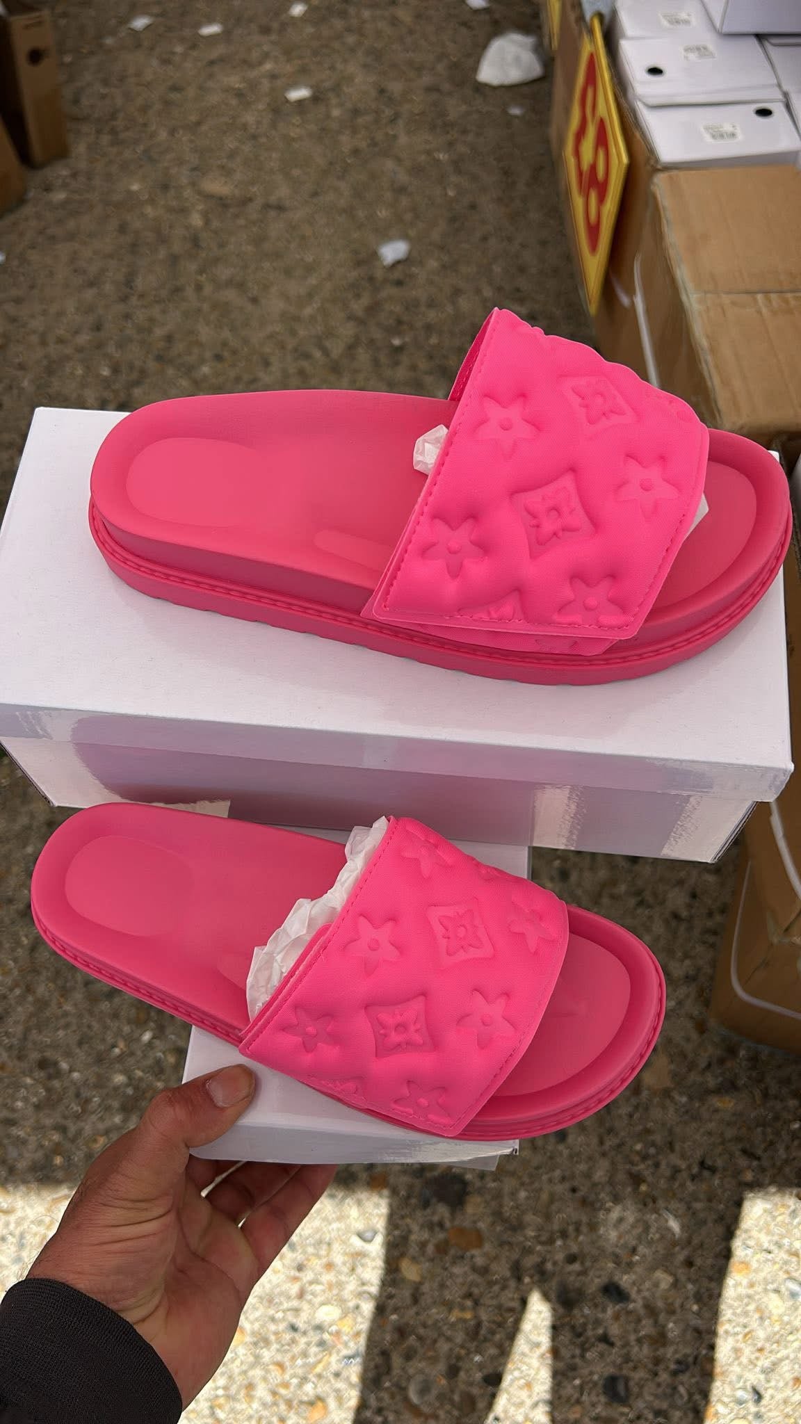 Ladies Sliders 6 - Pink