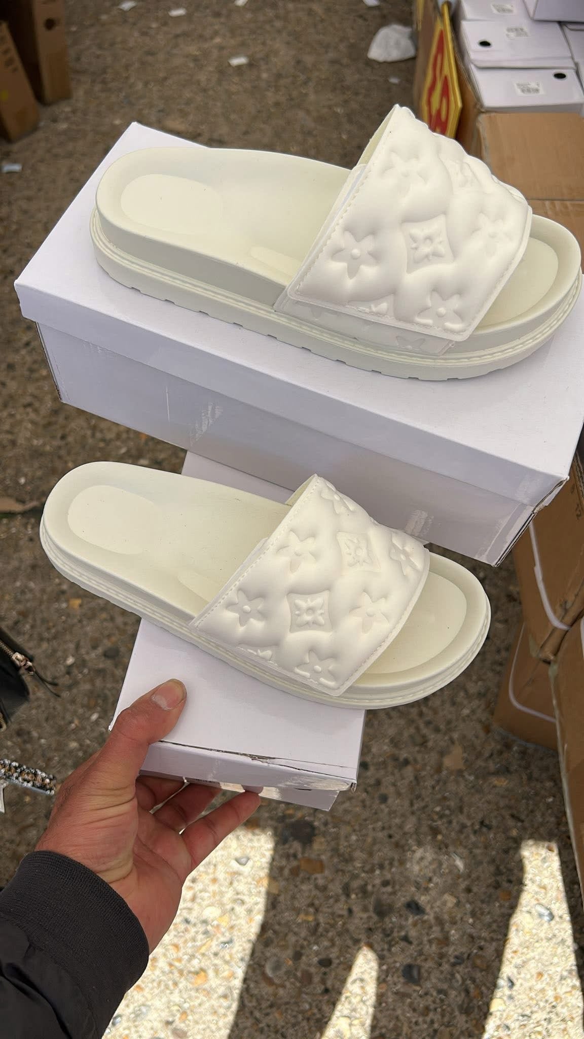 Ladies Sliders 6 - White