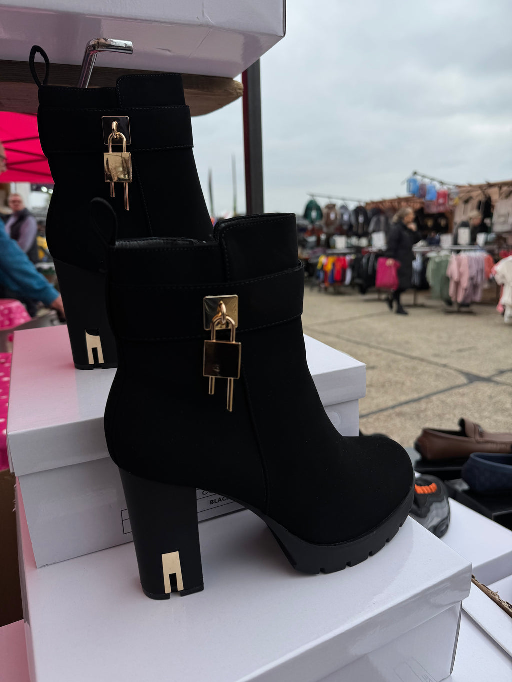 Ladies Cute Ankle Boots - in Black or Brown