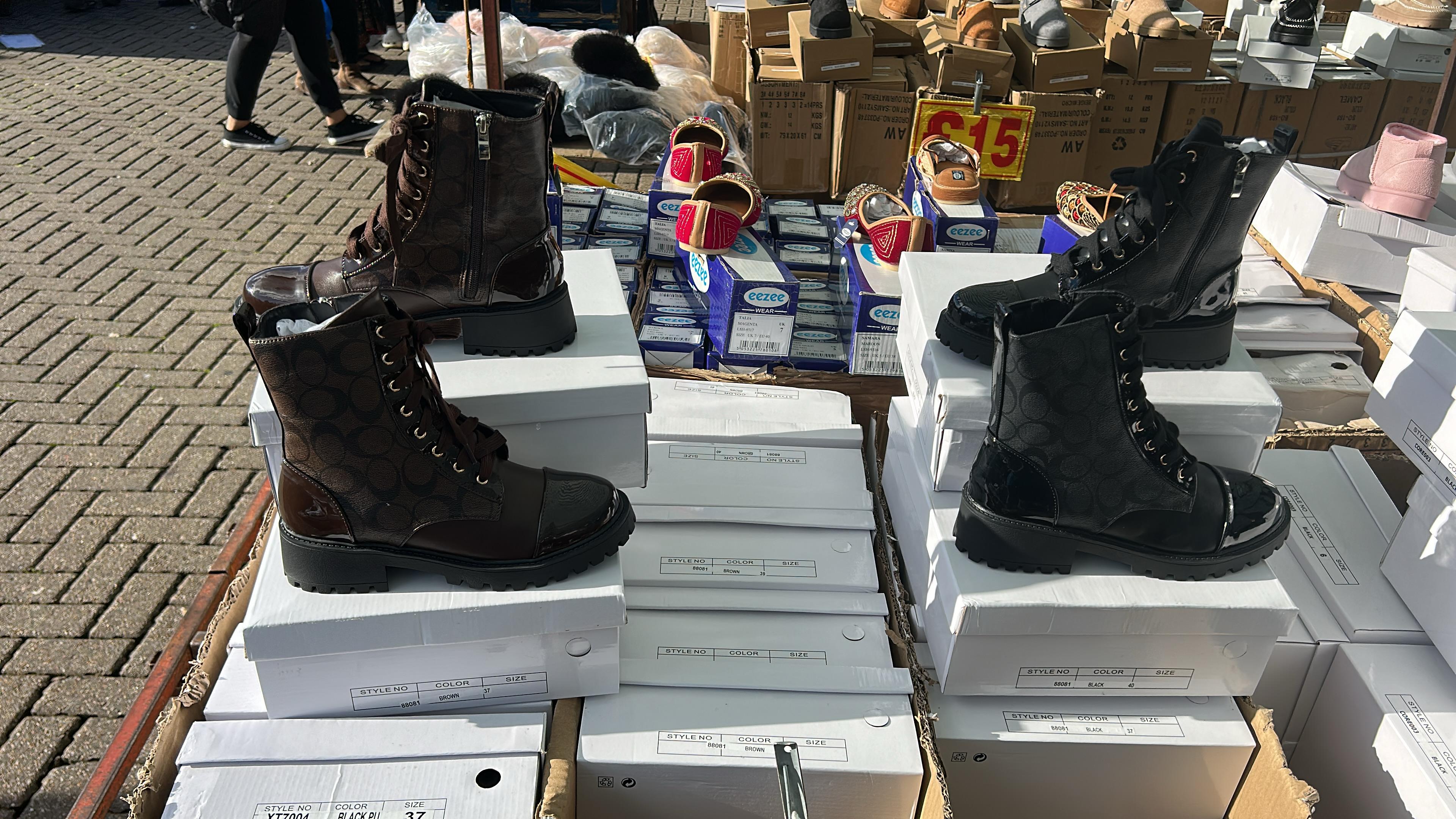 Ladies side zip ladies ankle boots