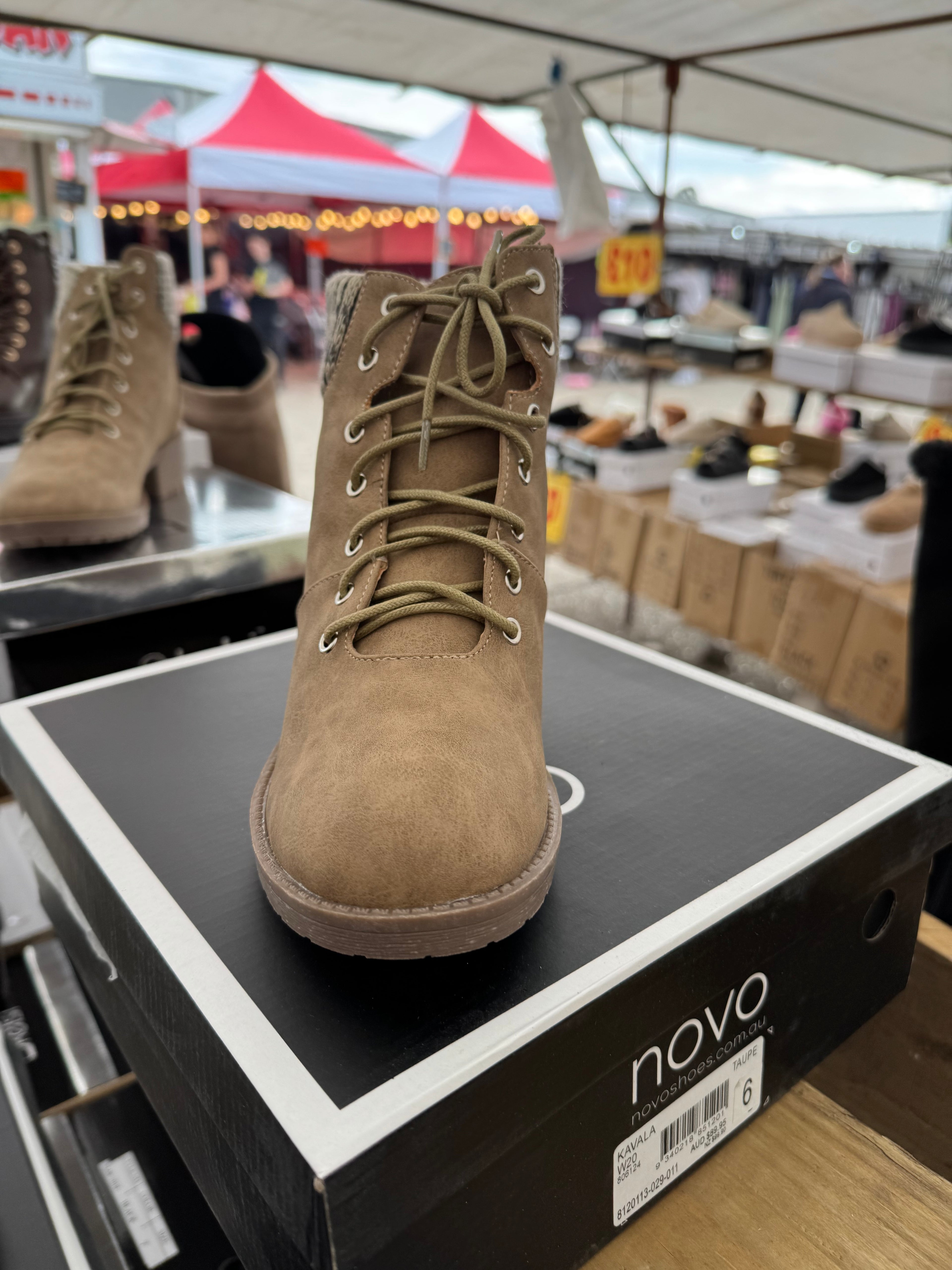 Womens lace up ankle boots