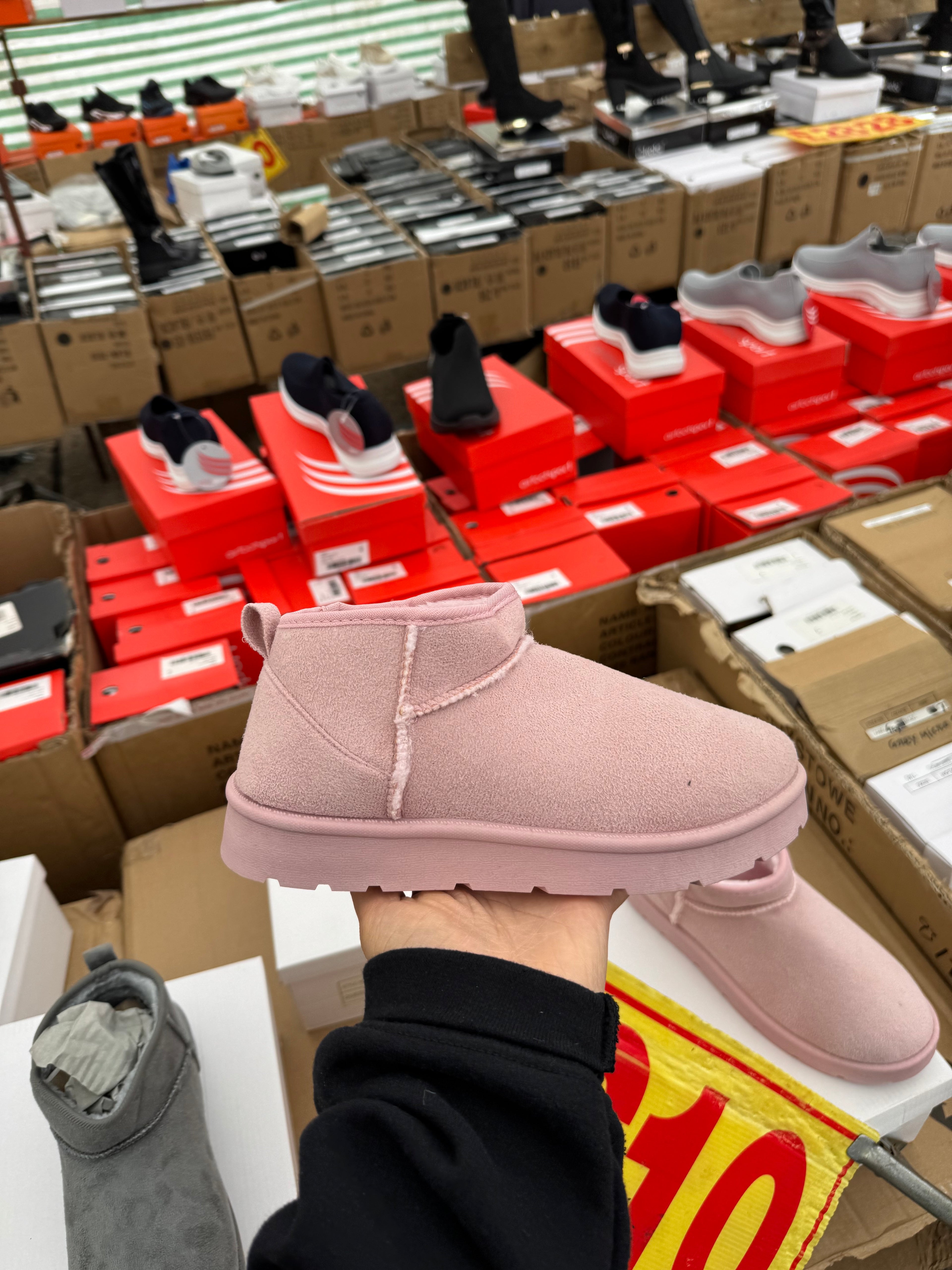 chesnut ankle boots fluffy lined