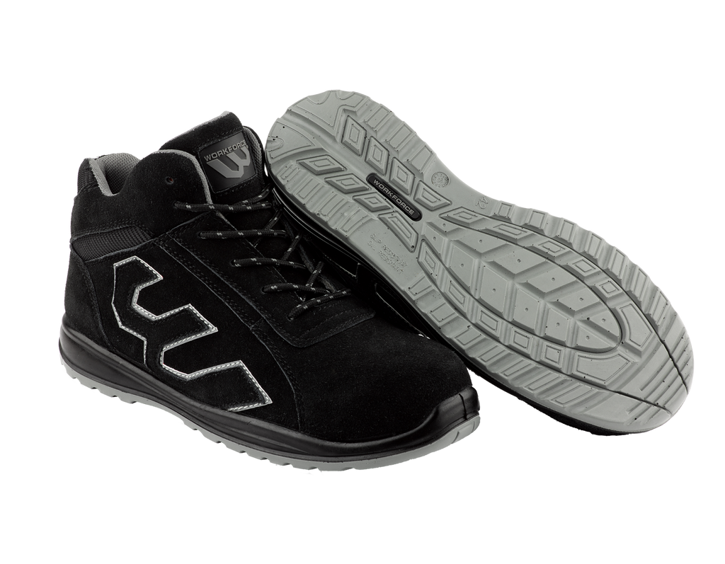 Workforce Black Suede Boot S1P-SRC