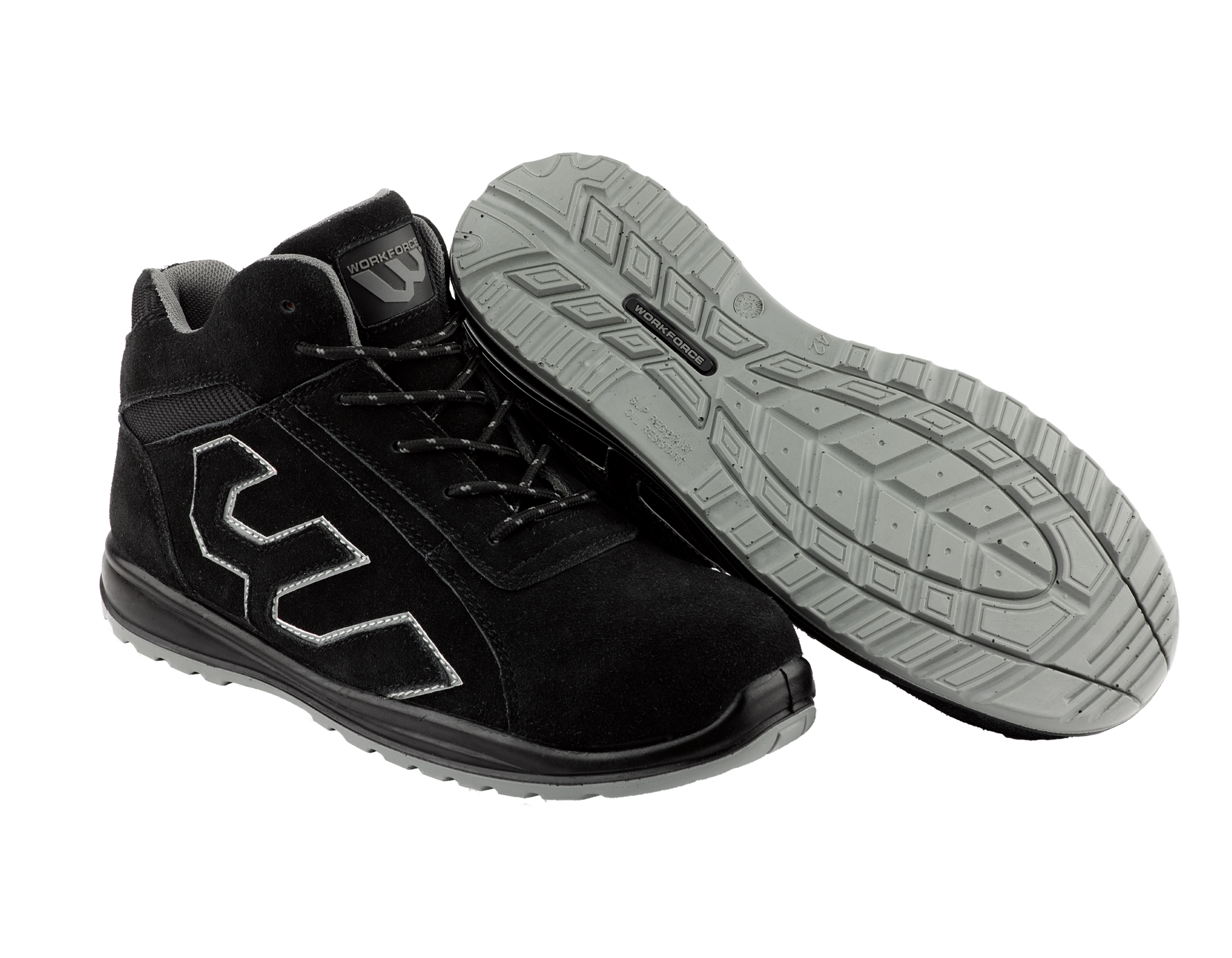 Workforce Black Suede Boot S1P-SRC