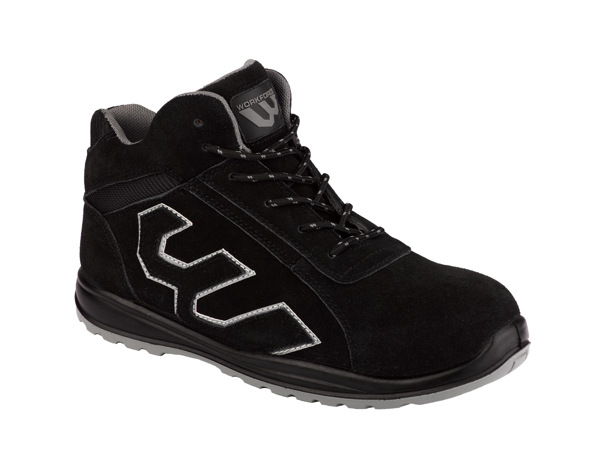 Workforce Black Suede Boot S1P-SRC