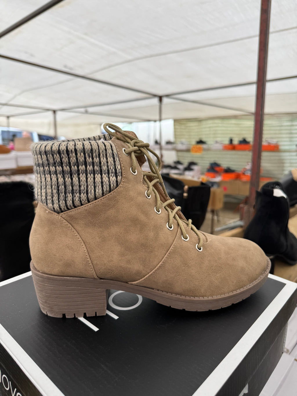 Womens lace up ankle boots