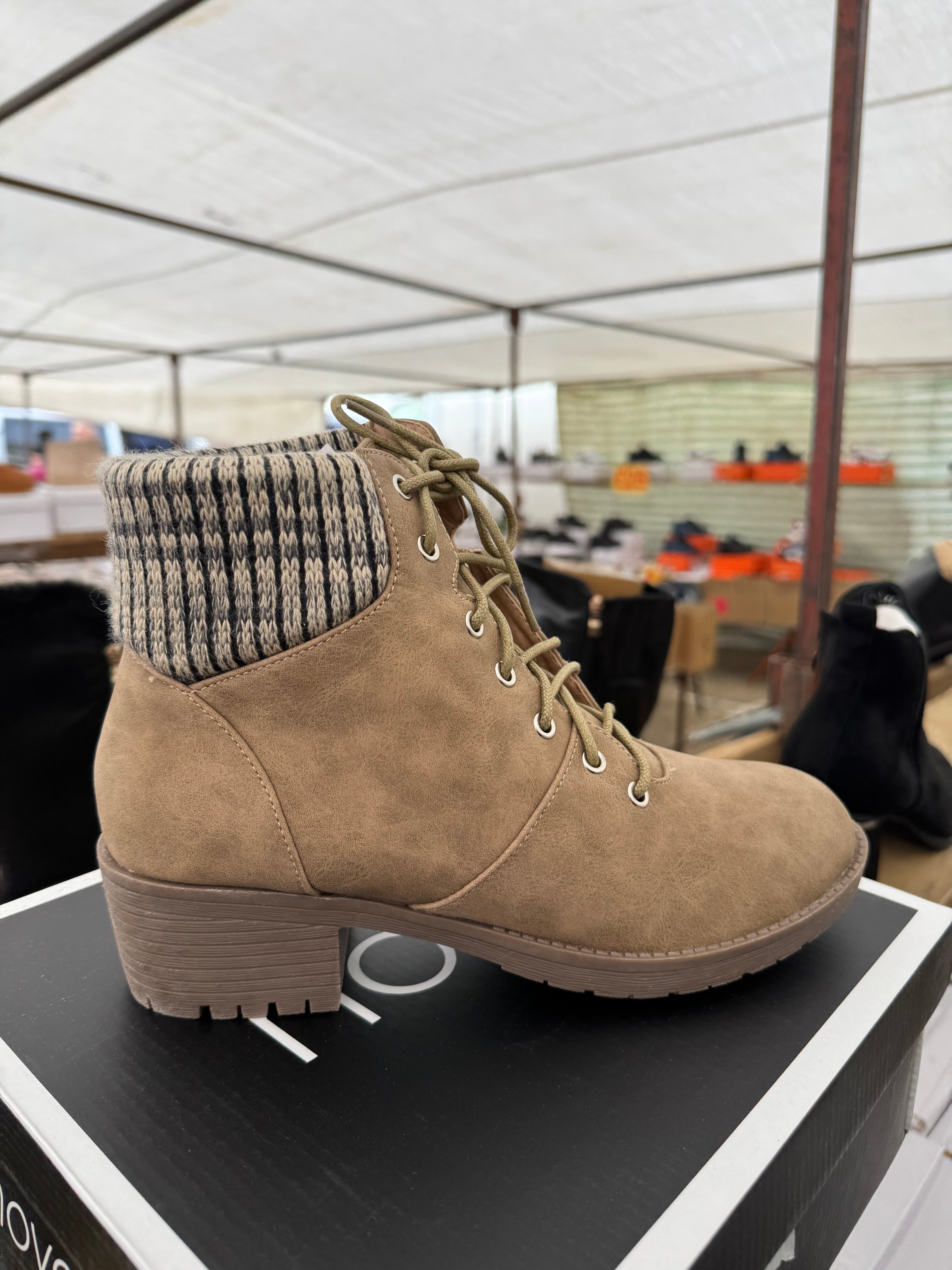 Womens lace up ankle boots