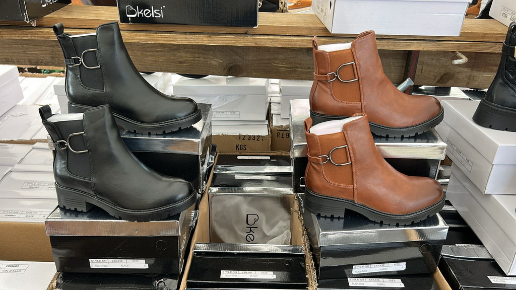 Ladies Cute Ankle Boots - in Black or Brown